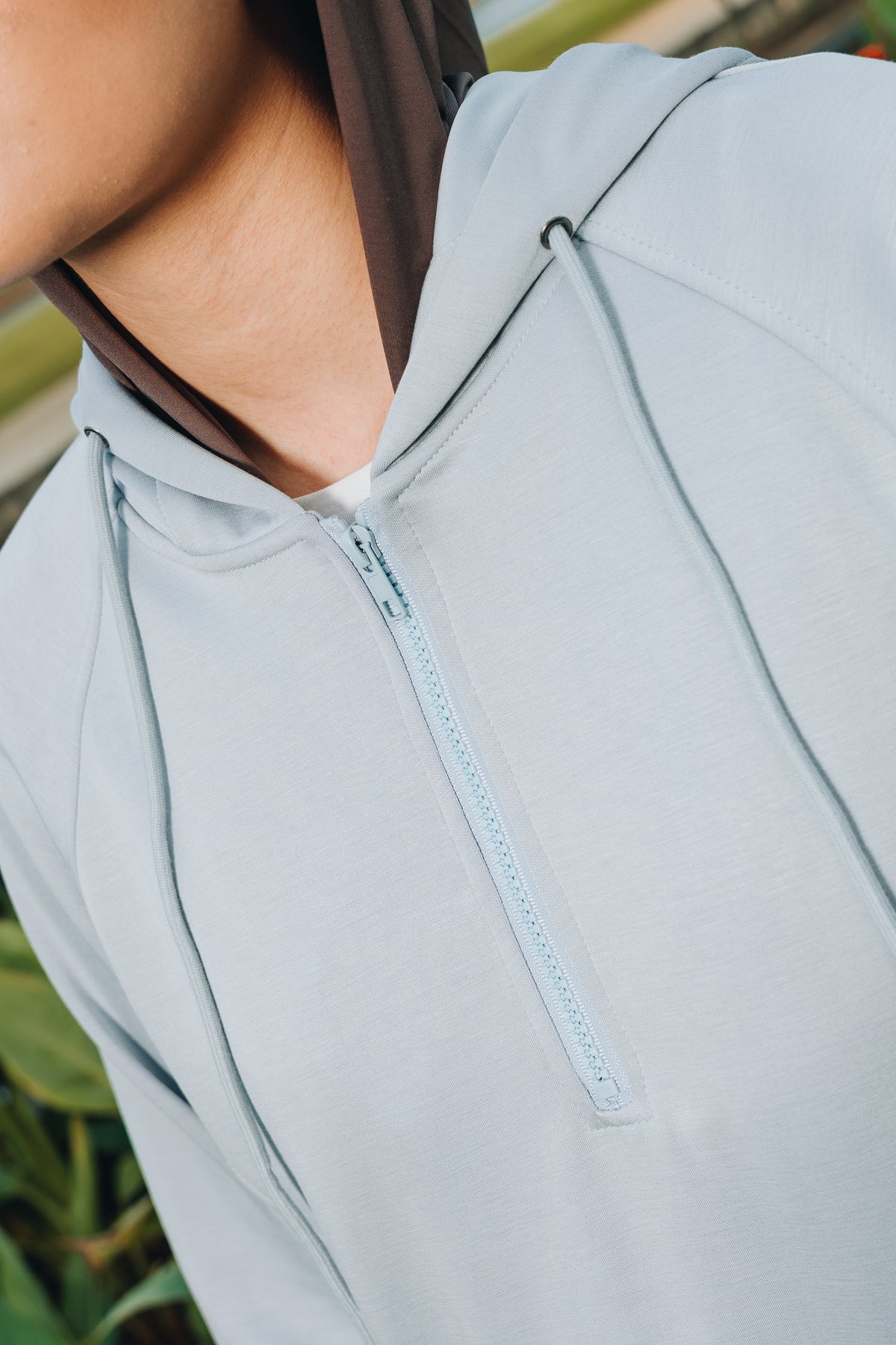 Blue Lounge Hoodie in Modal