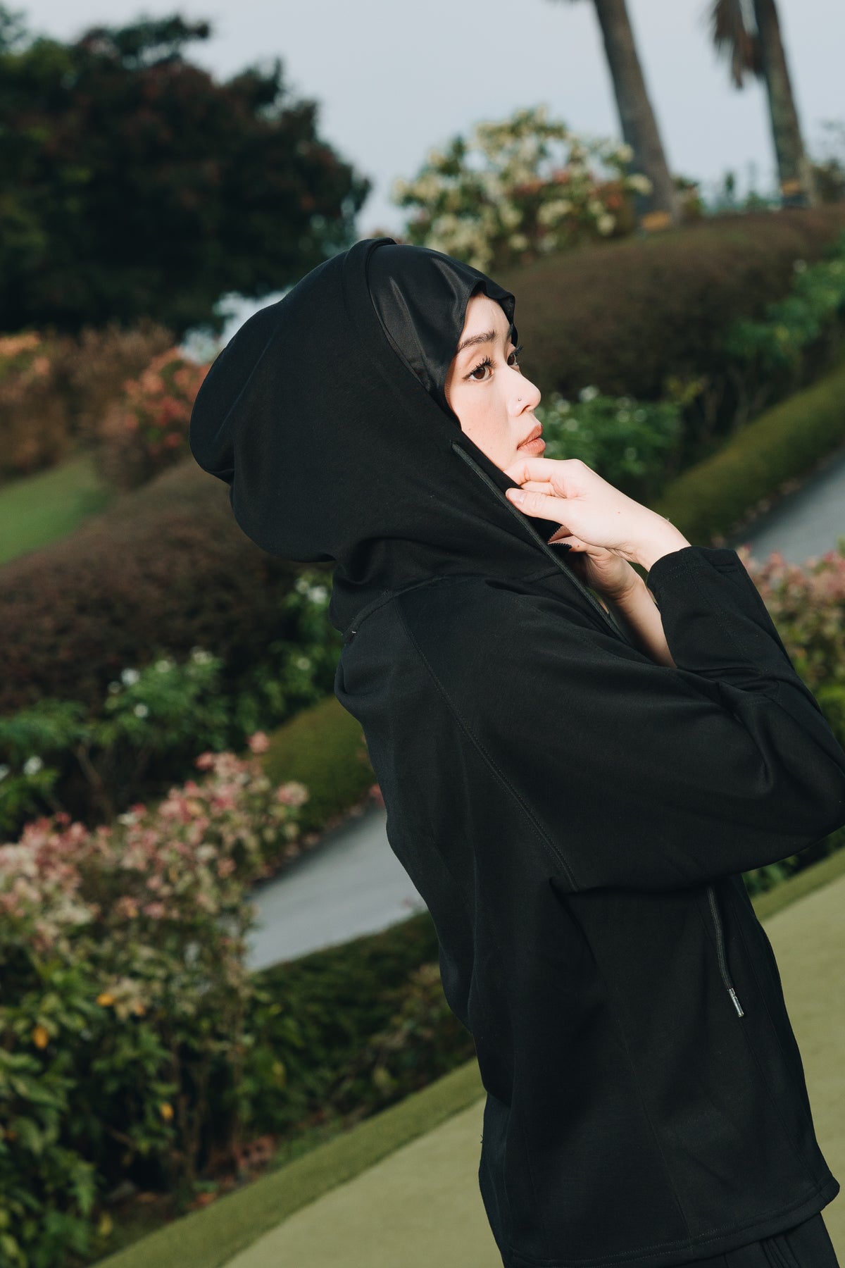 Fitted Hoodie in Modal
