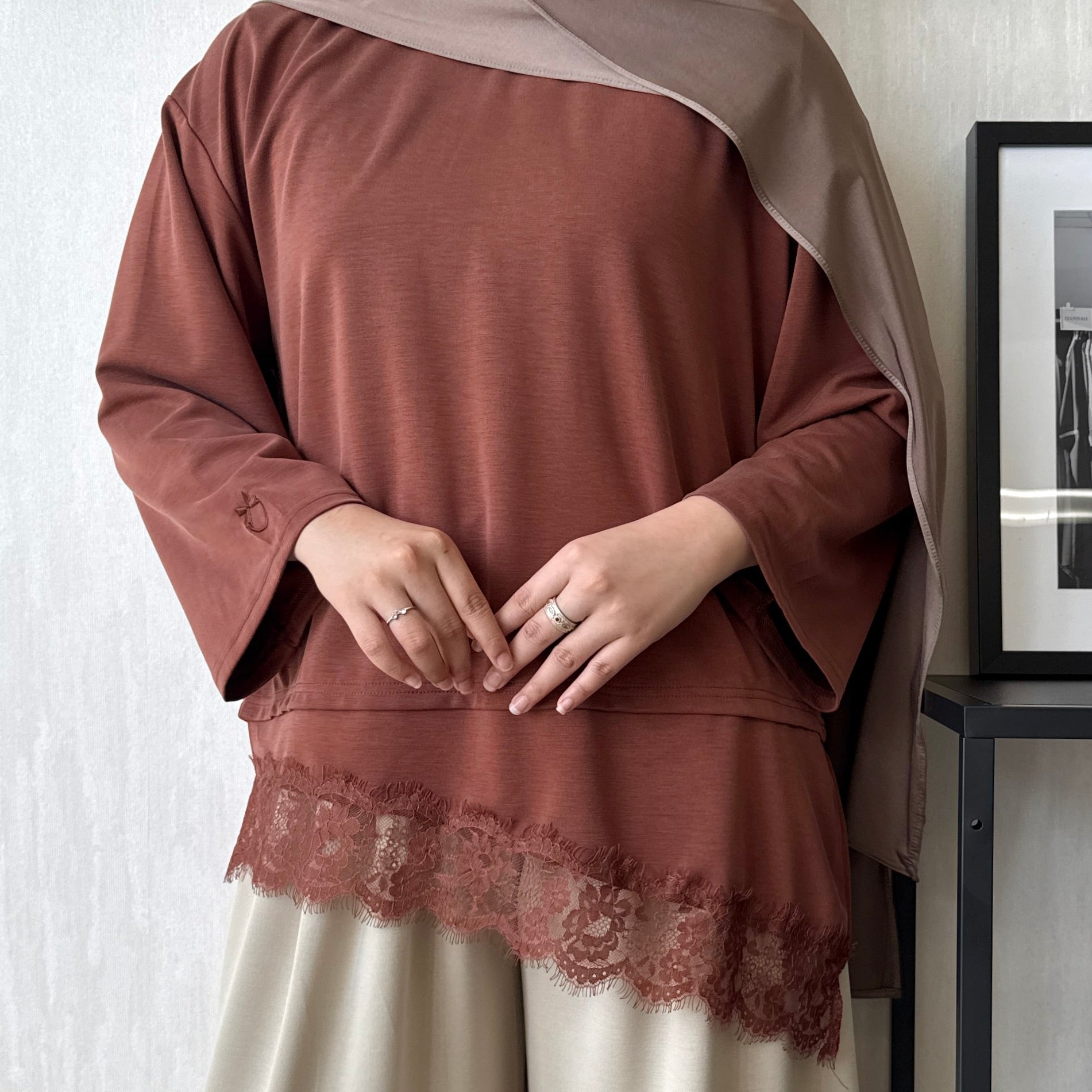 Modal Lace Top
