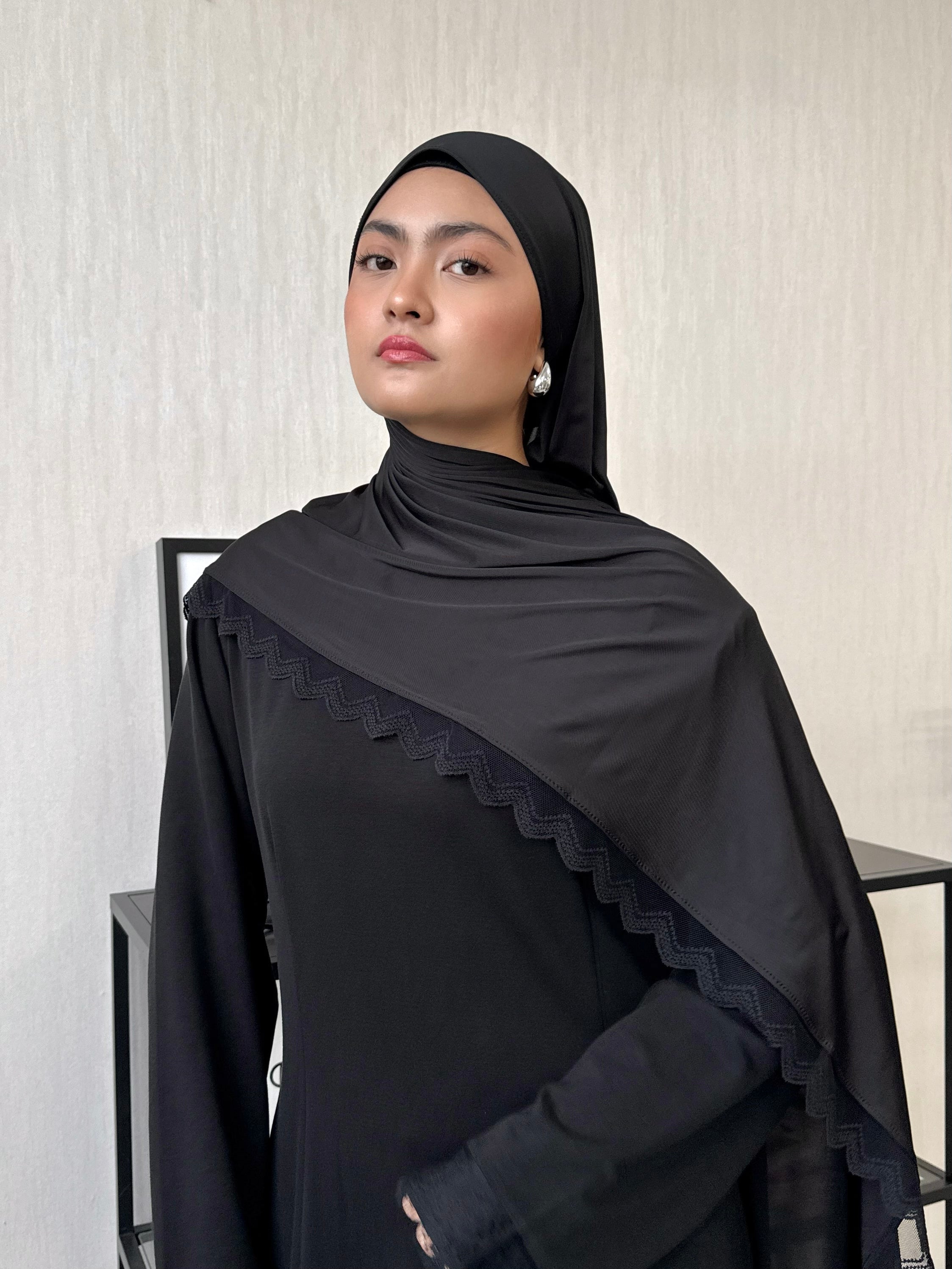 Liquid Jersey with Lace