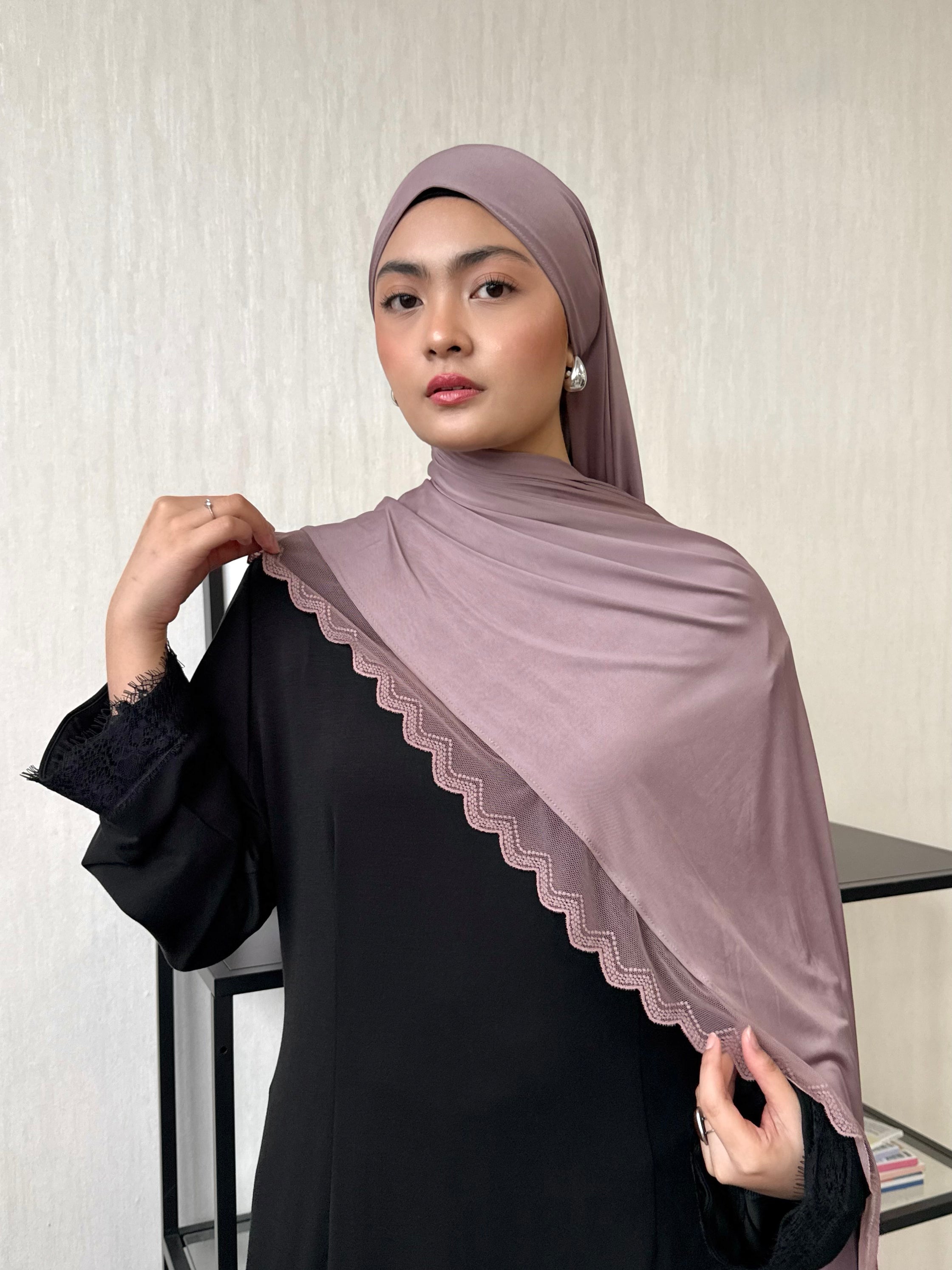Liquid Jersey with Lace