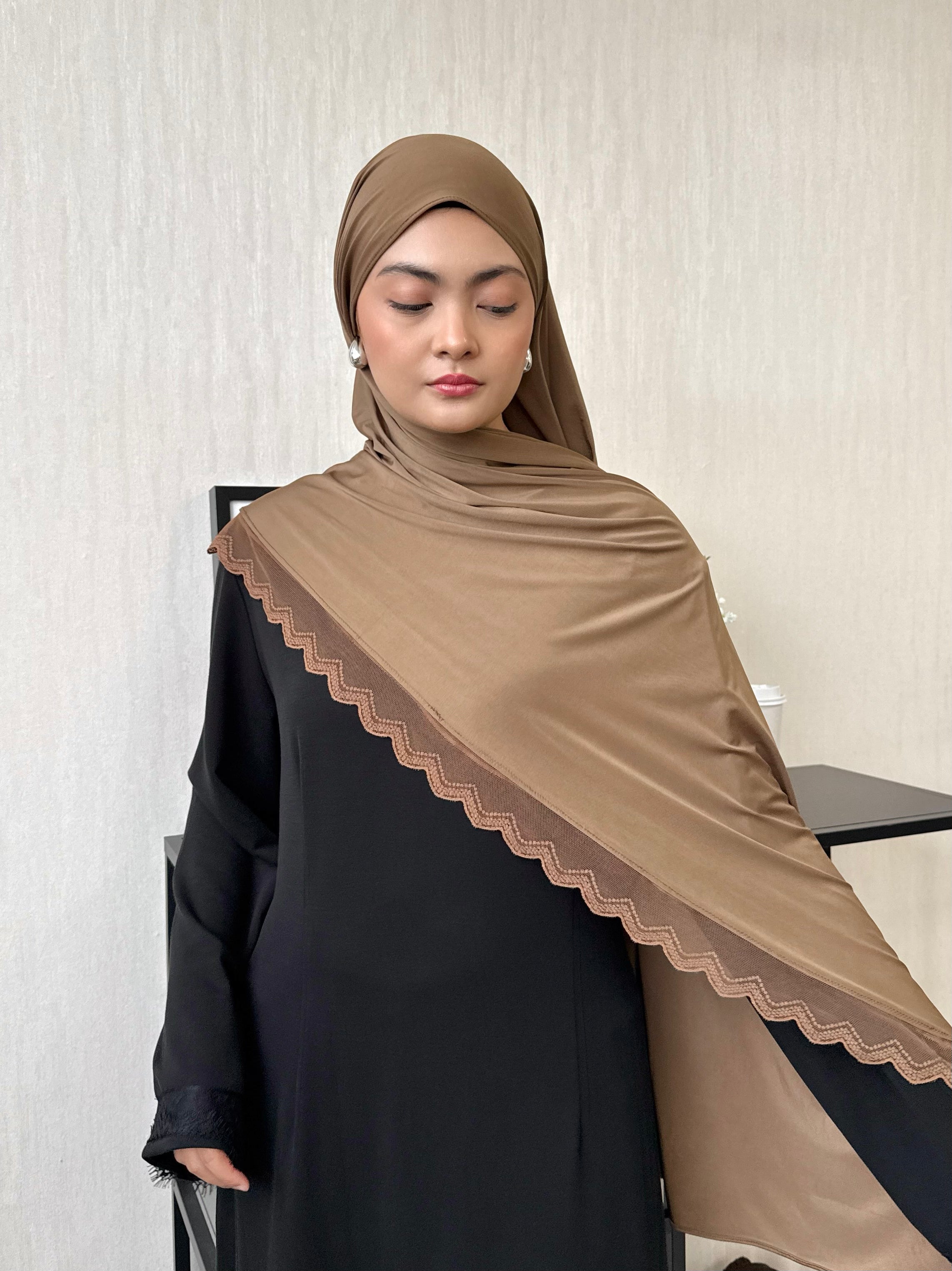 Liquid Jersey with Lace