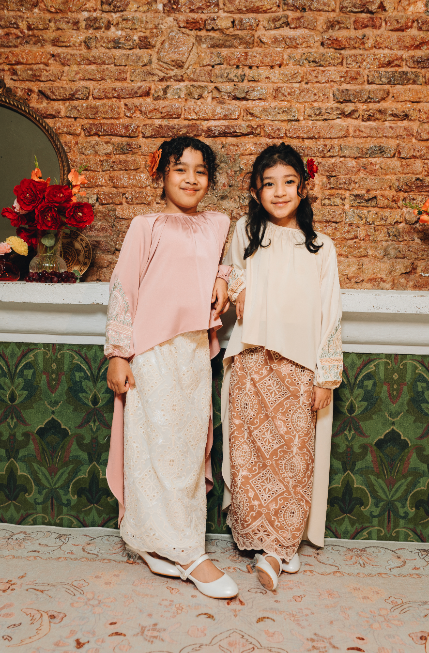 Granada Kids Skirt Set in Rose