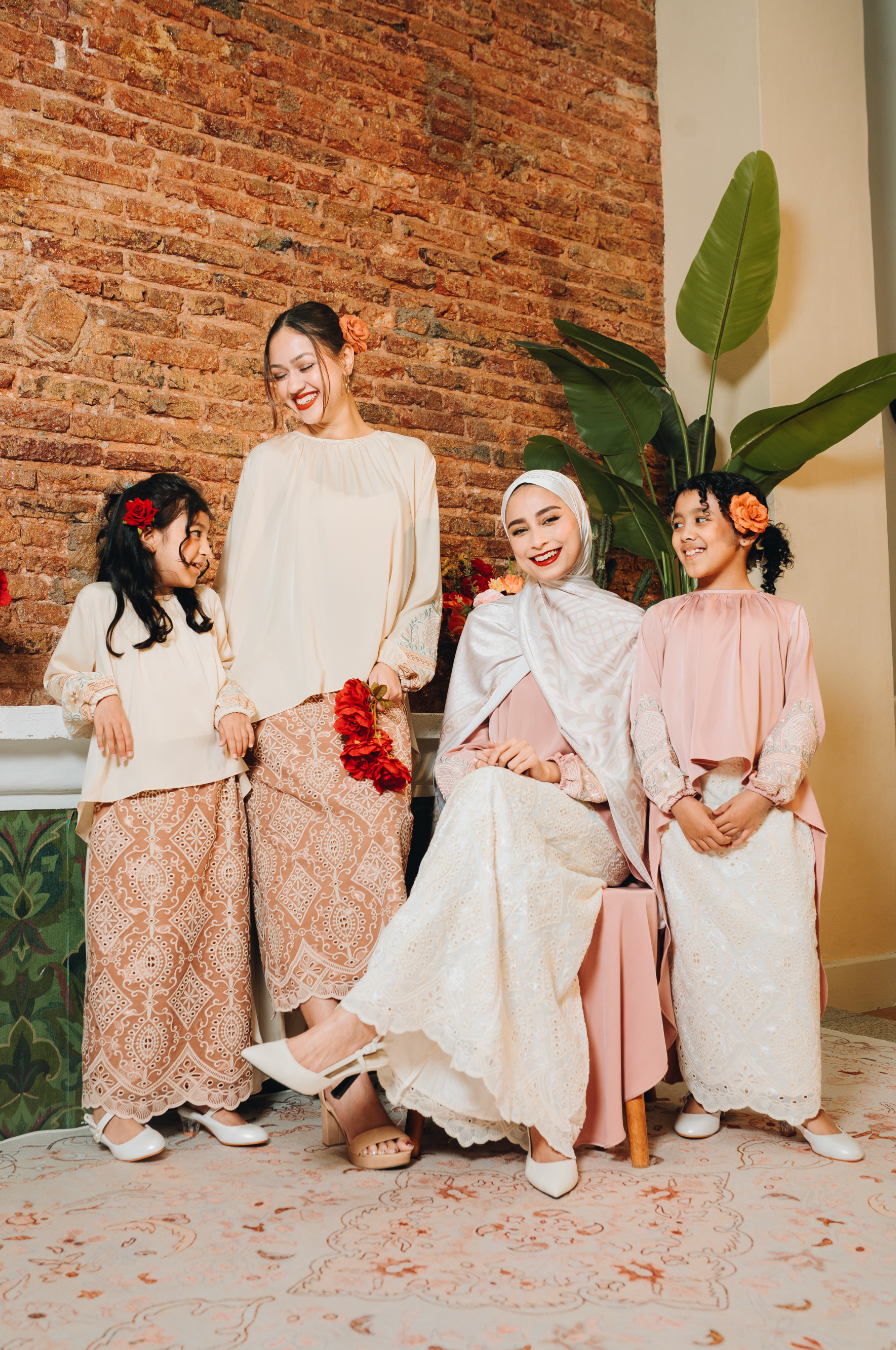 Granada Kids Skirt Set in Rose