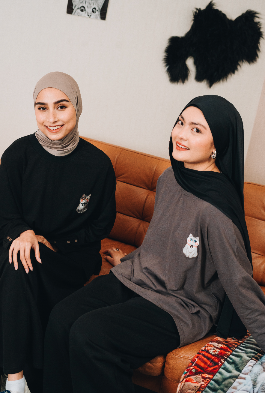 Cotton Modal Amani Top : Calico & Friends Edition