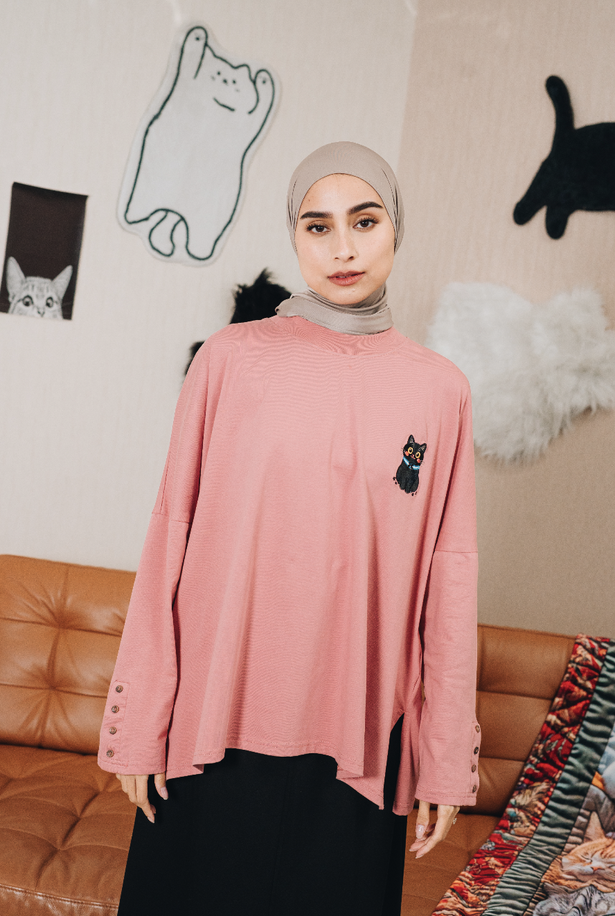 Cotton Modal Amani Top : Calico & Friends Edition