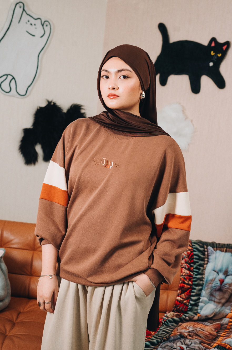 Modal Habibti Jumper in Calico: Calico & Friends Edition