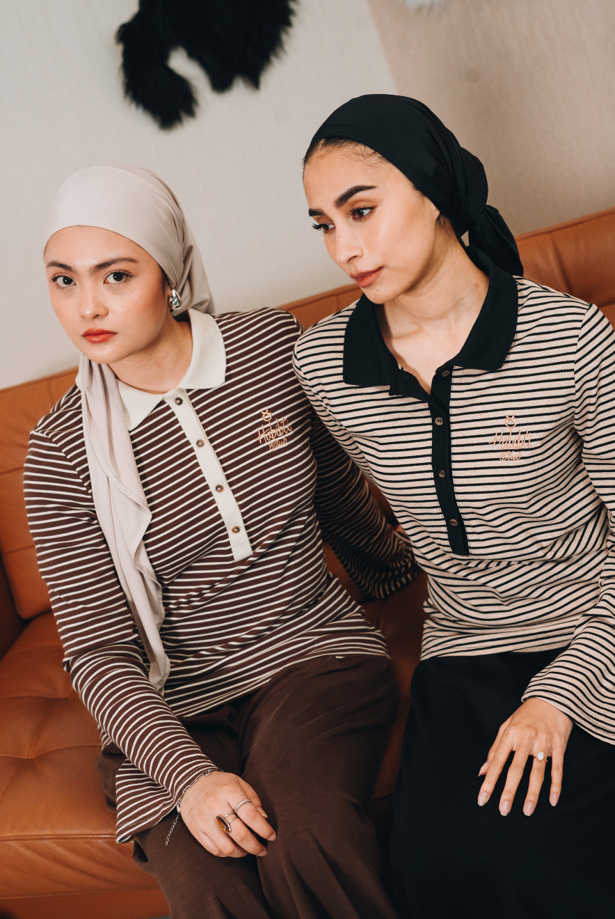 Fitted Stripe Top : Calico and Friends