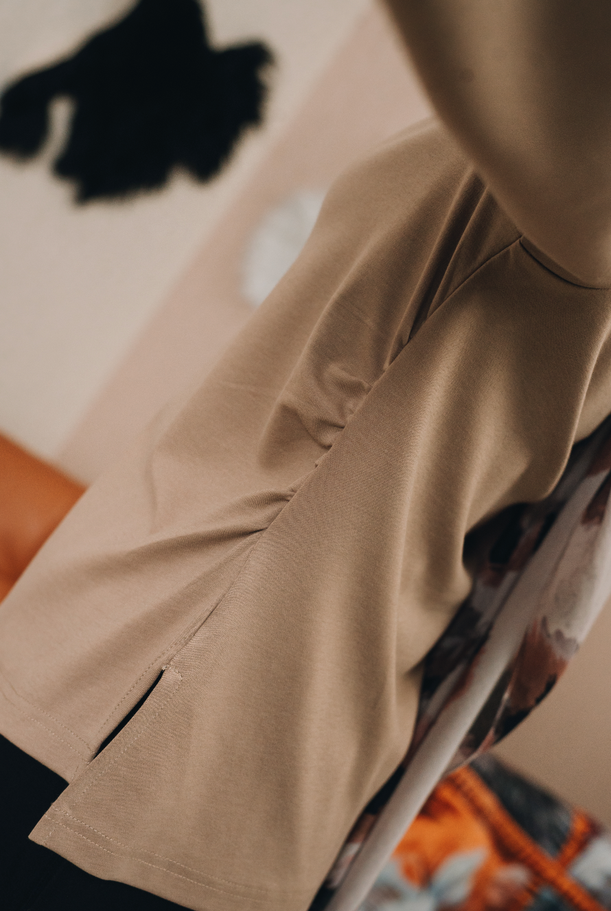Ruched Lyocell Top : Calico and Friends