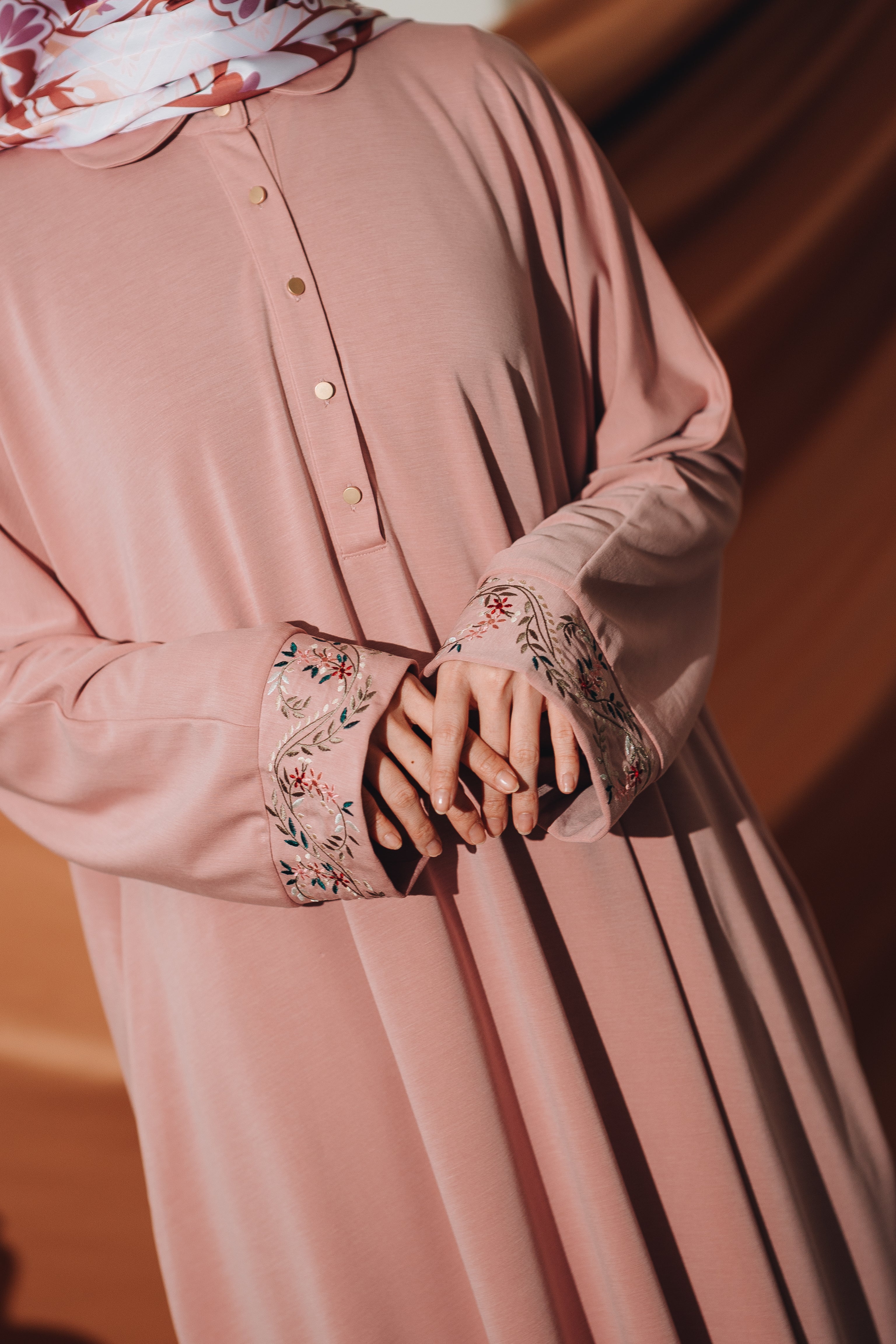 Embroidery Modal Kaftan