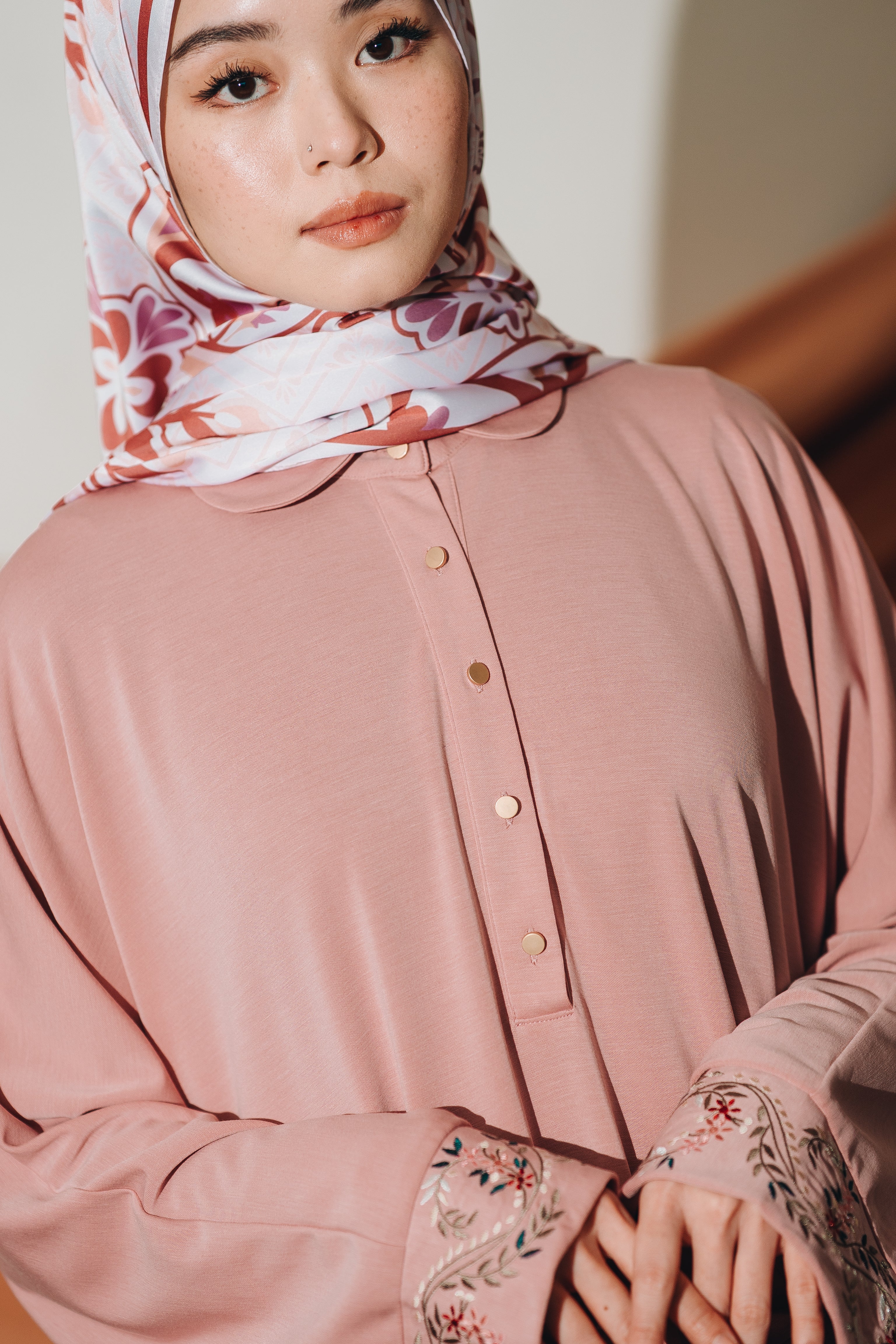 Embroidery Modal Kaftan