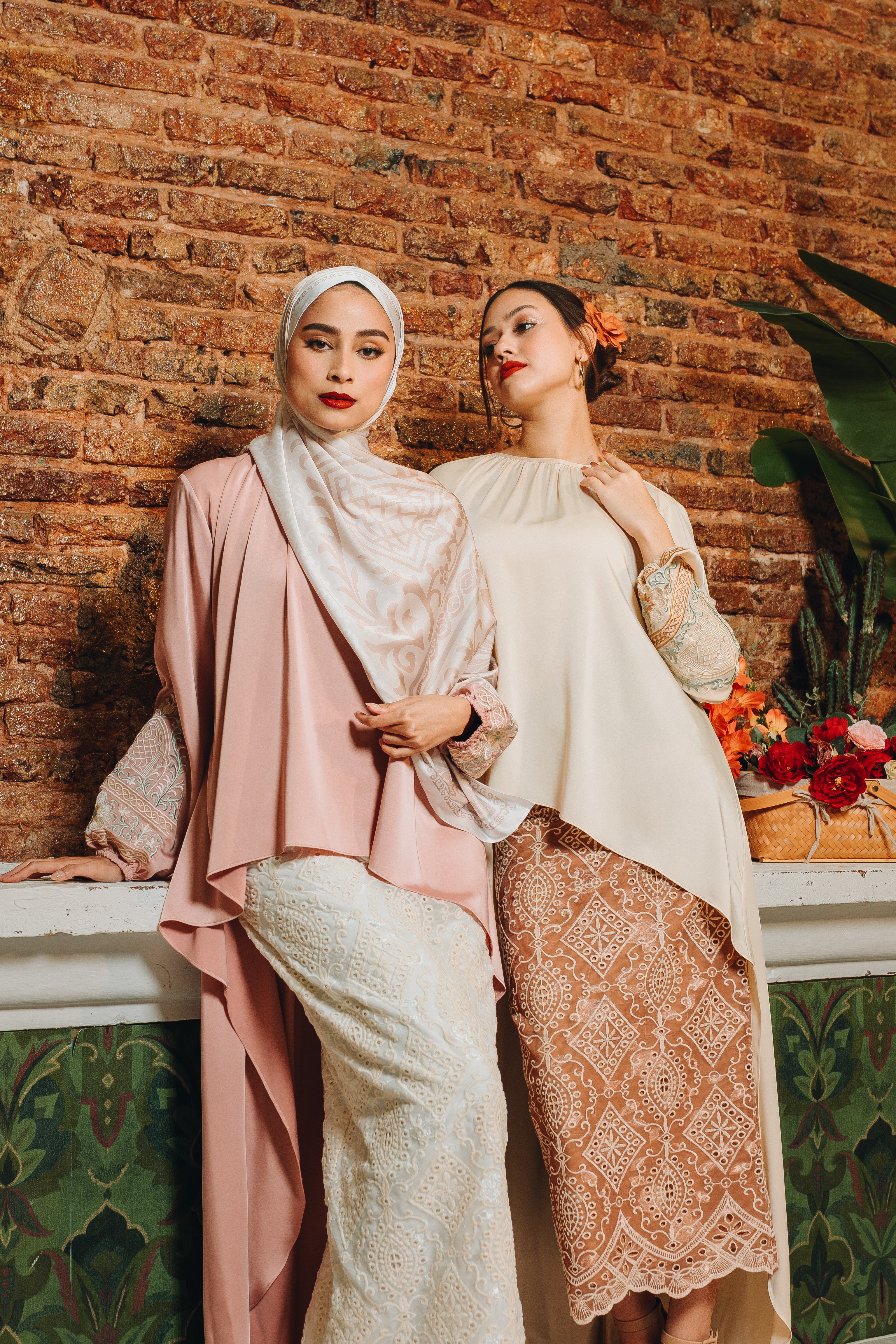 Granada Skirt Set in Rose