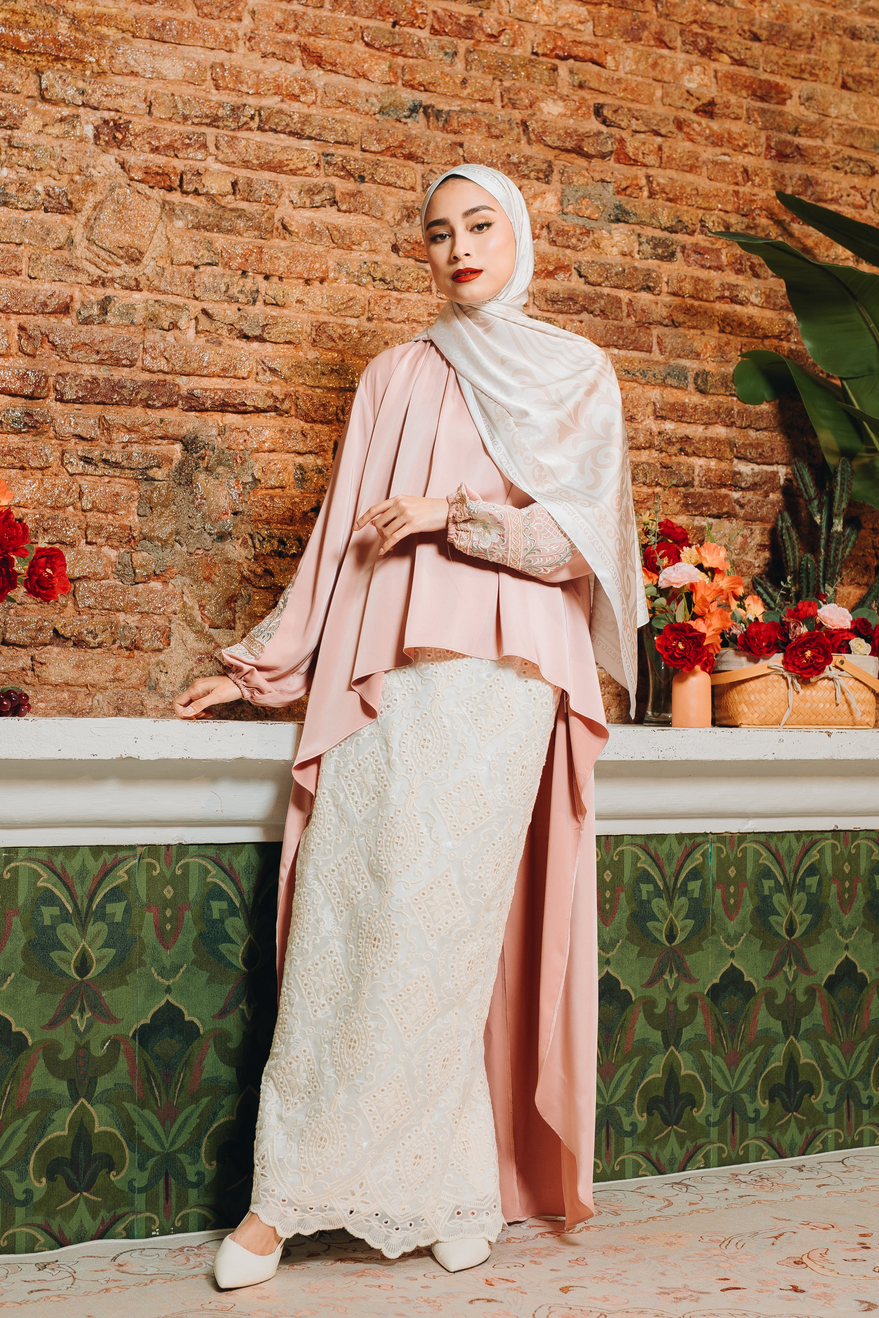 Granada Skirt Set in Rose