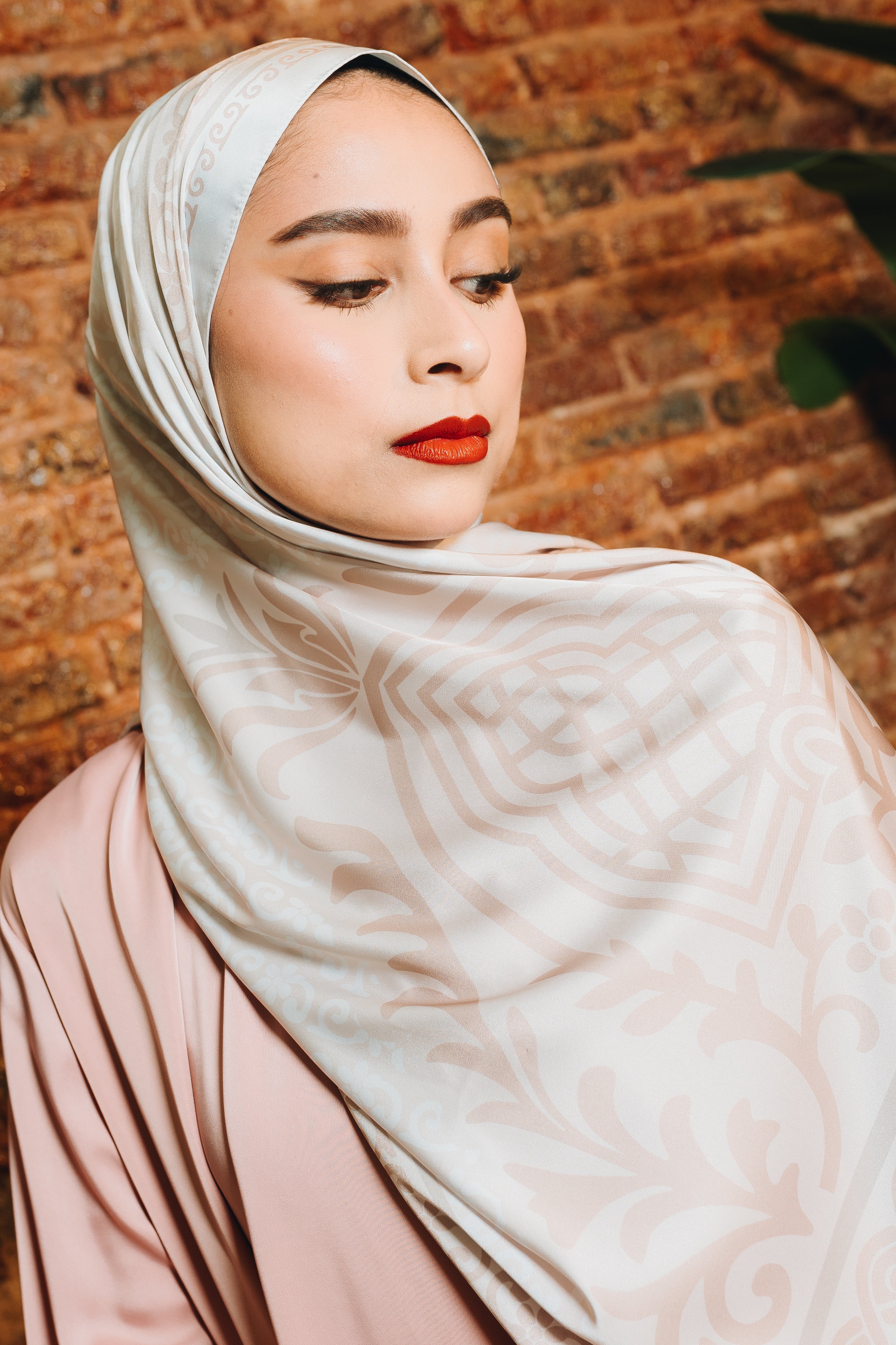 Renata Luxe Satin Silk Shawl