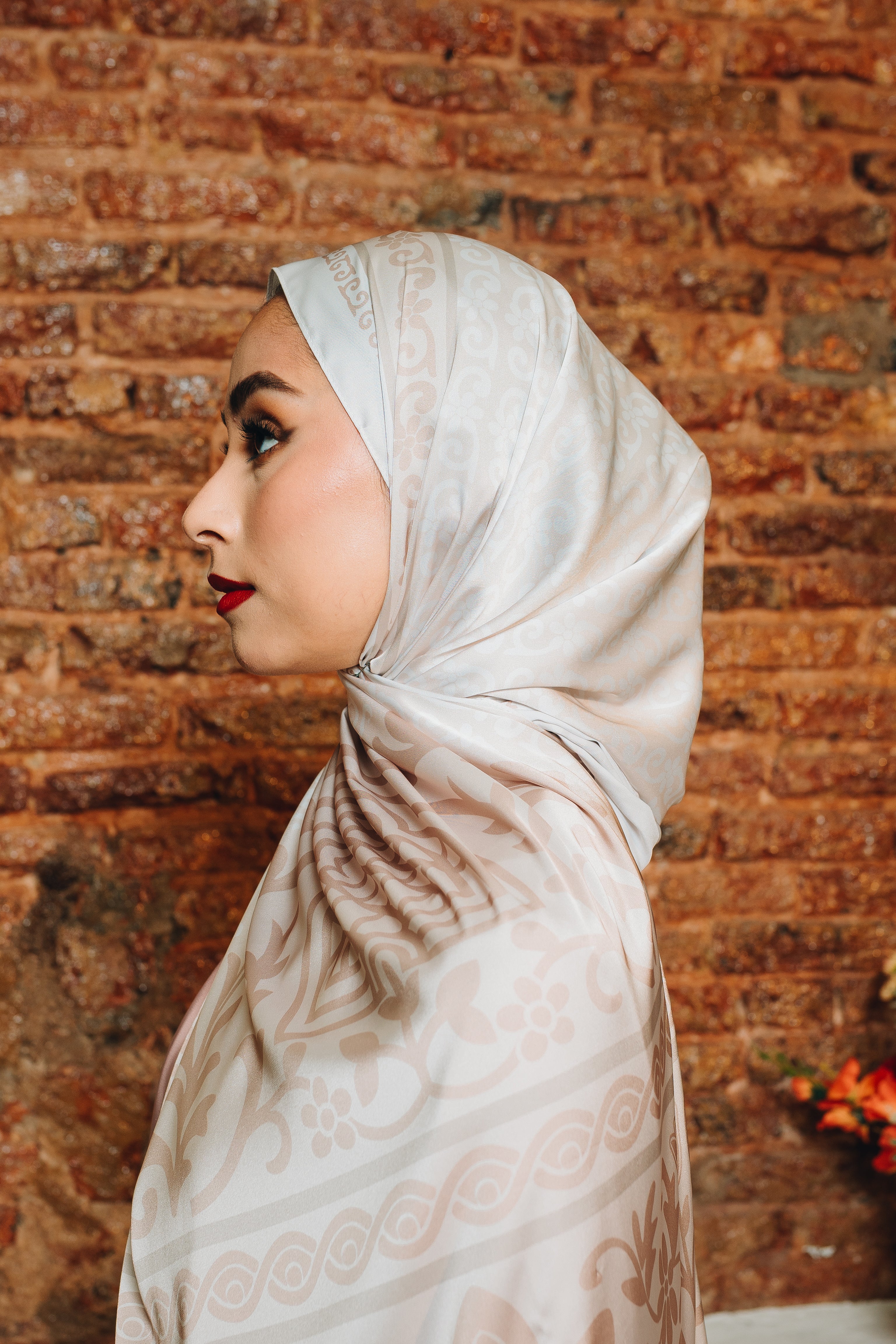 Renata Luxe Satin Silk Shawl