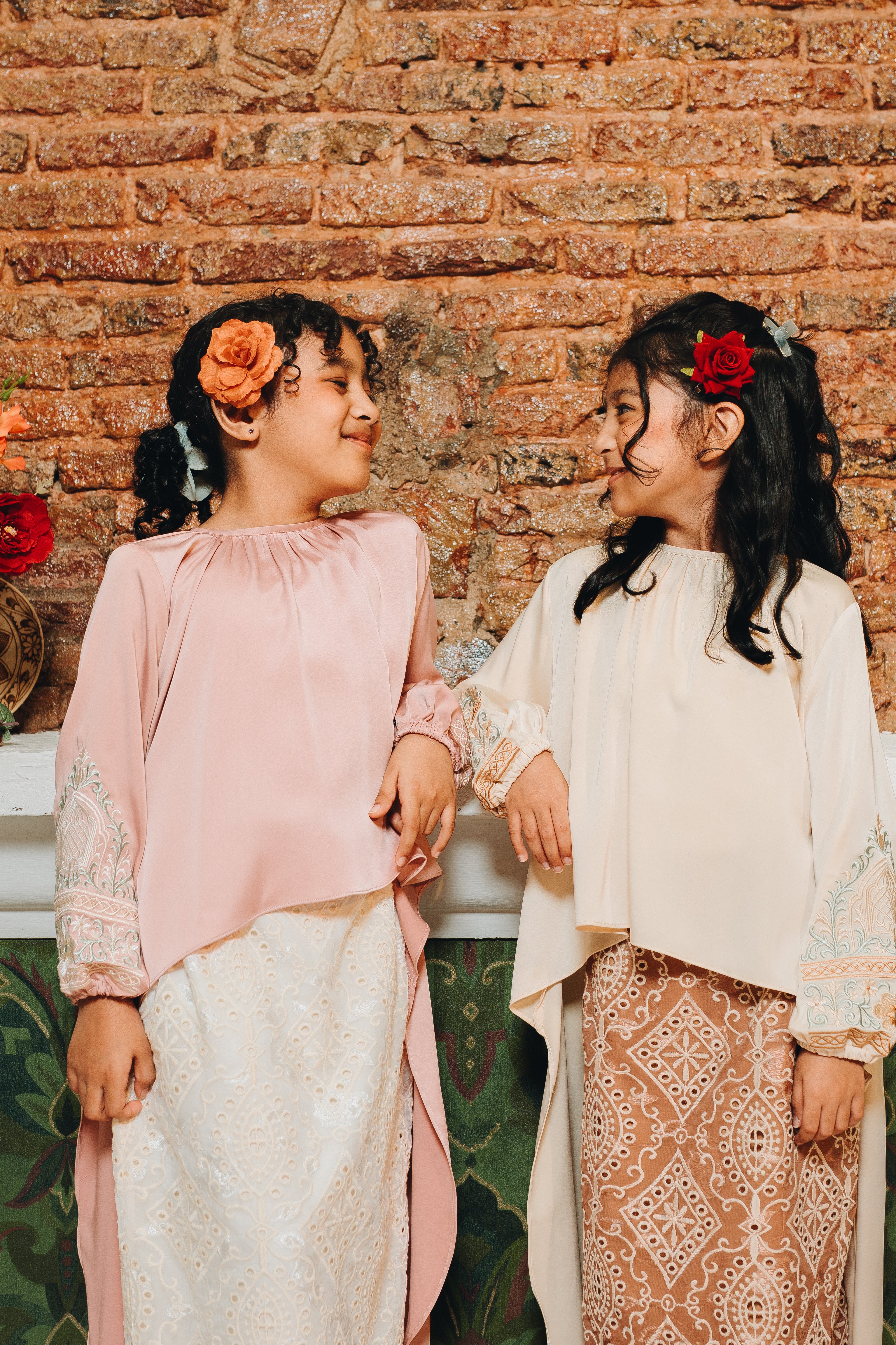 Granada Kids Skirt Set in Rose