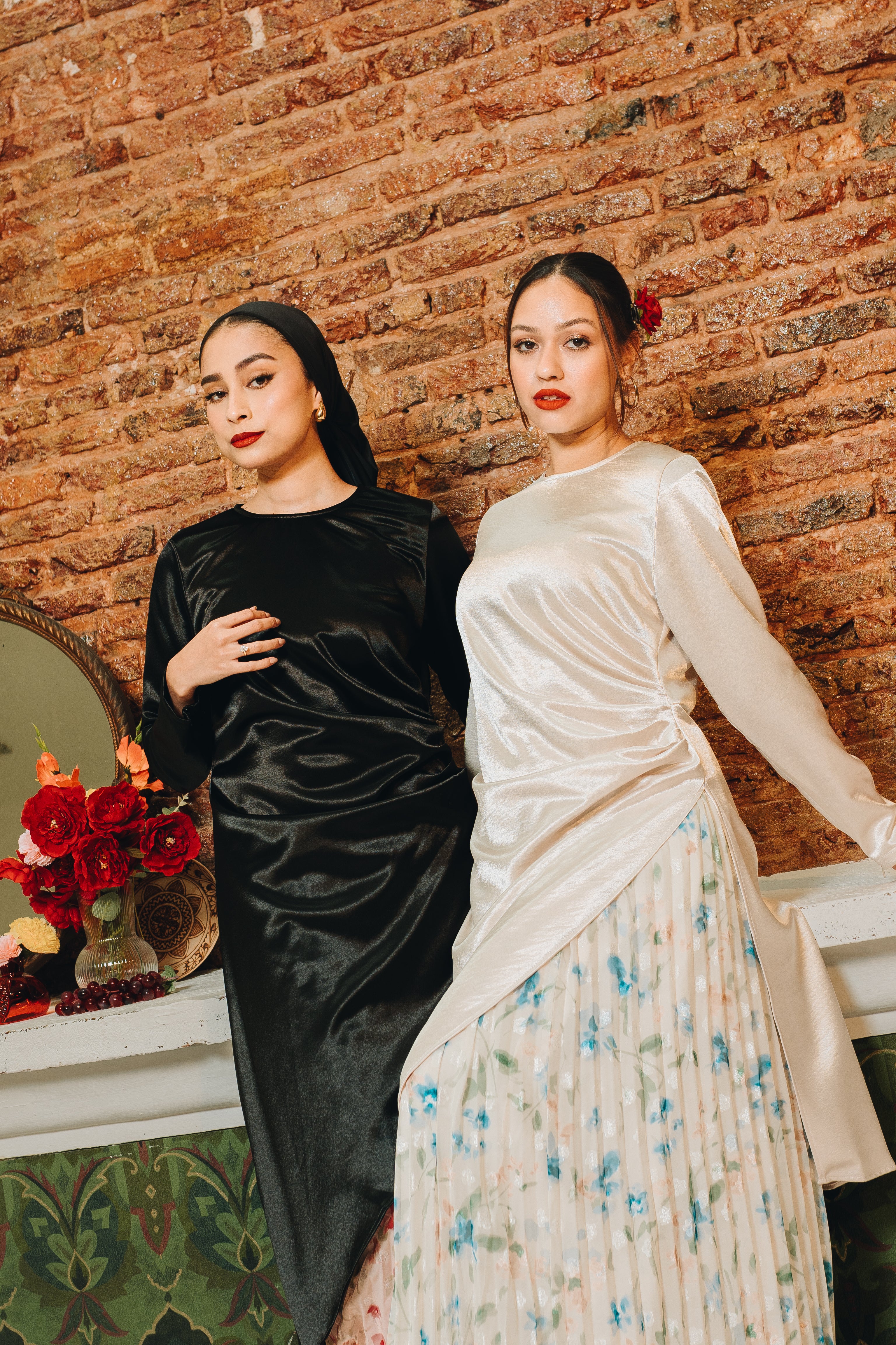Rosa Pleated Skirt in Twilight