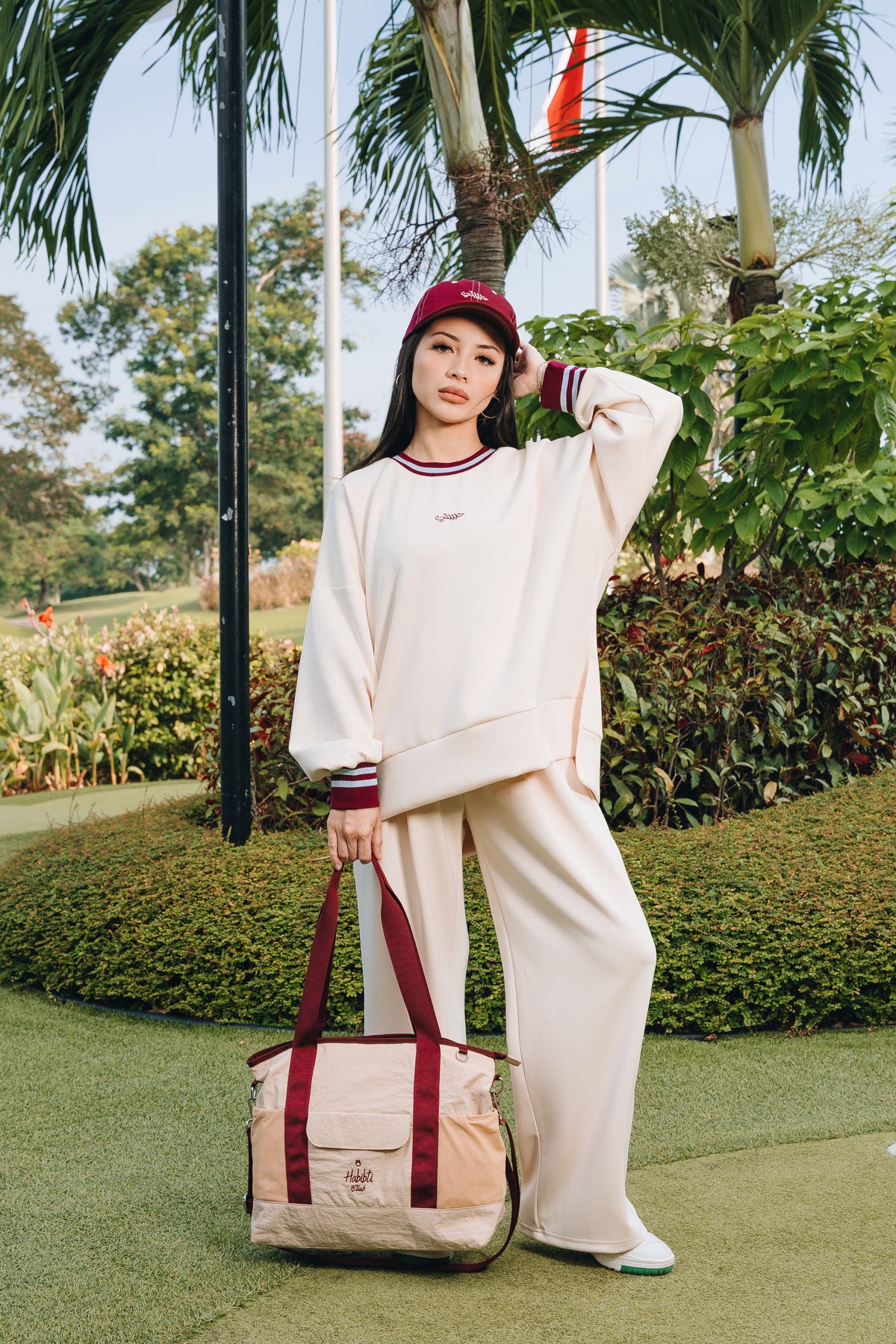 Buttercream Habibti Sweater with Ribbed Cuff in Modal