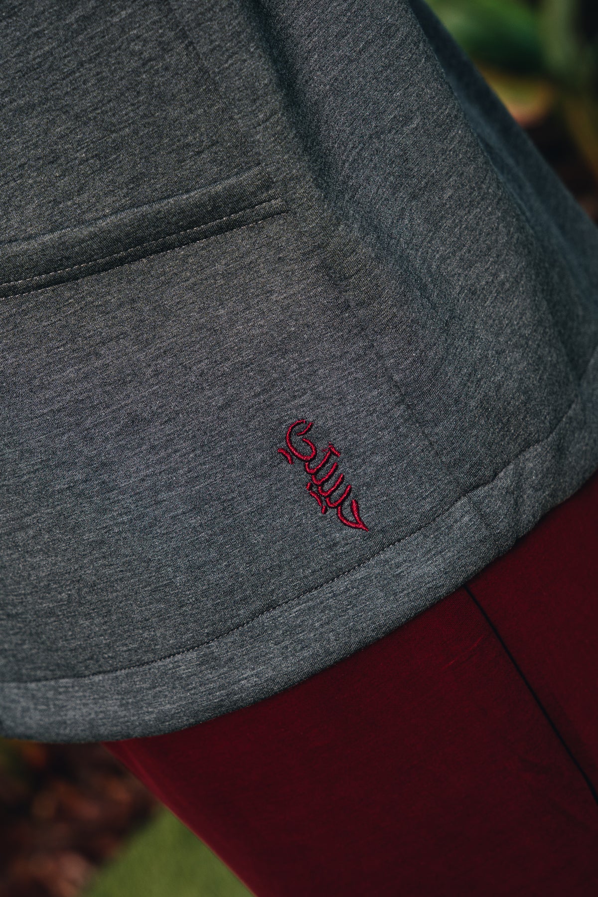 Dark Grey Lounge Hoodie in Modal