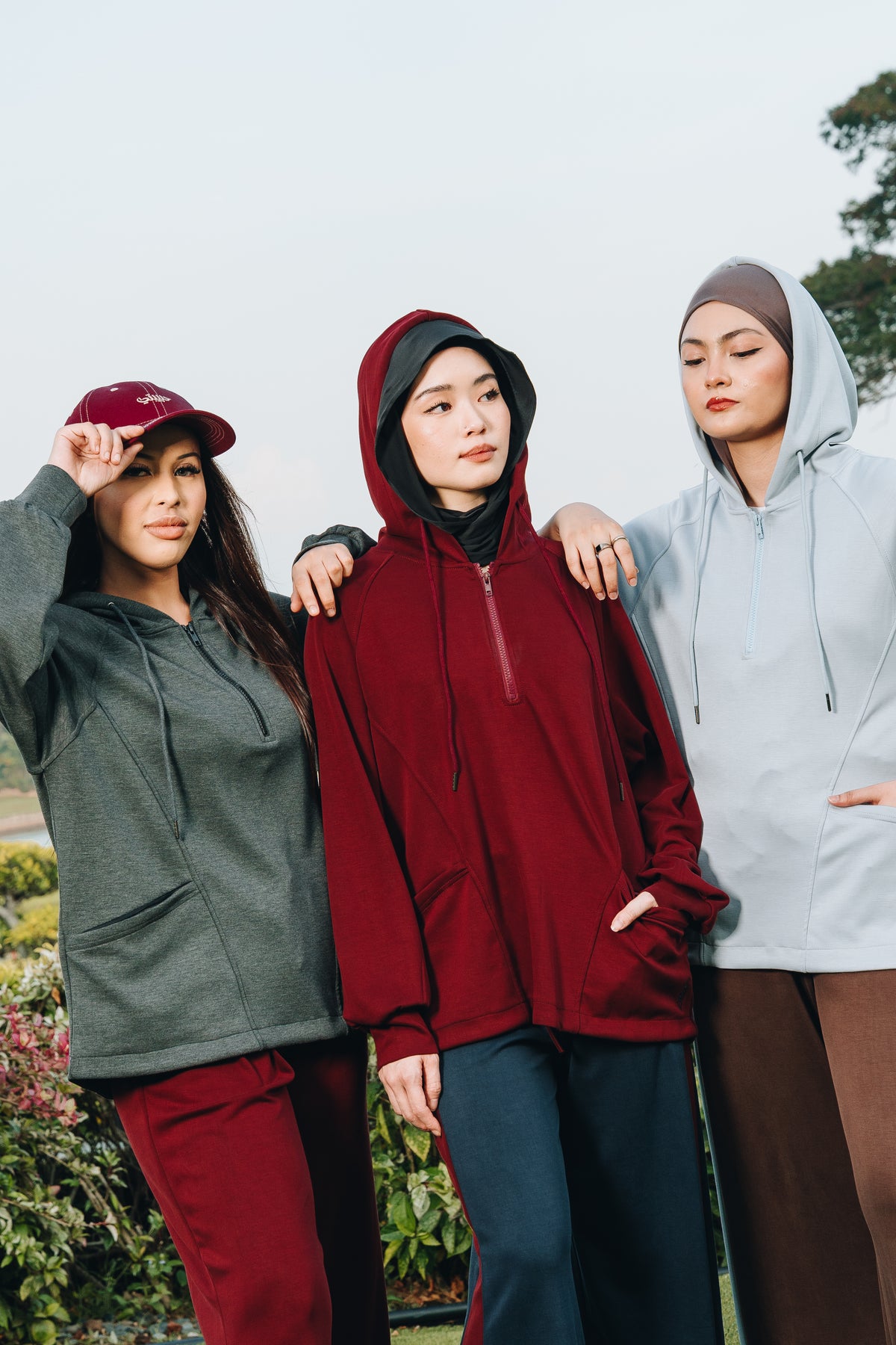 Blue Lounge Hoodie in Modal