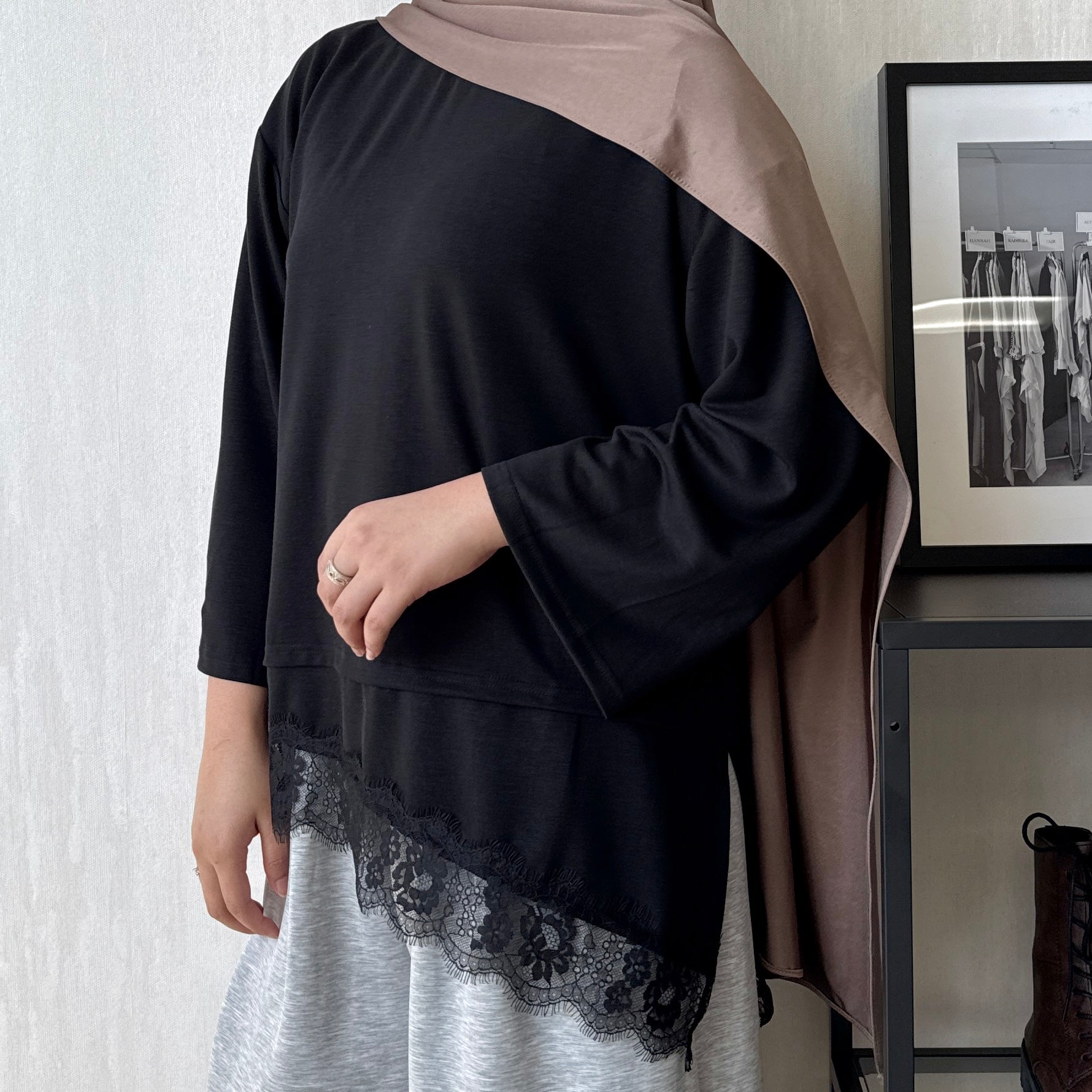 Modal Lace Top