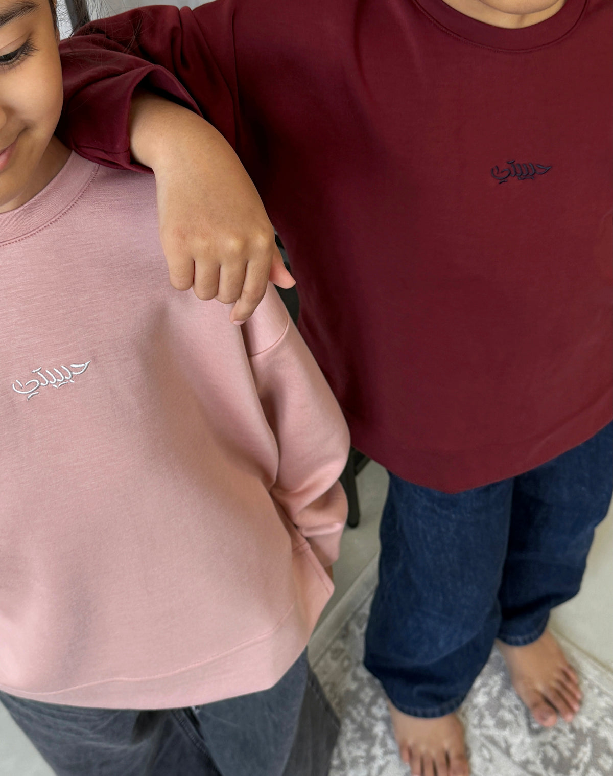 Mini Baby Blue Habibti Sweater in Modal