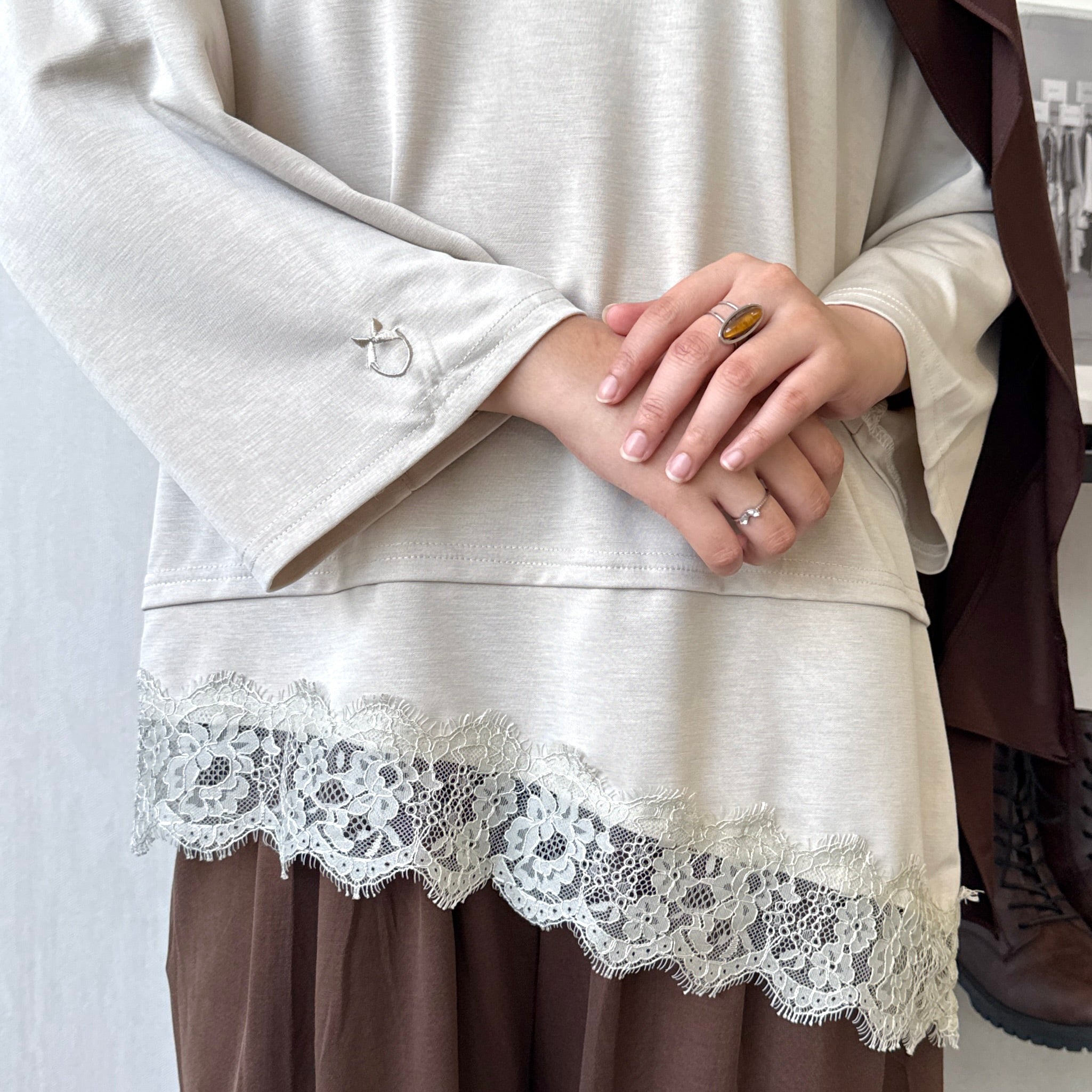Modal Lace Top