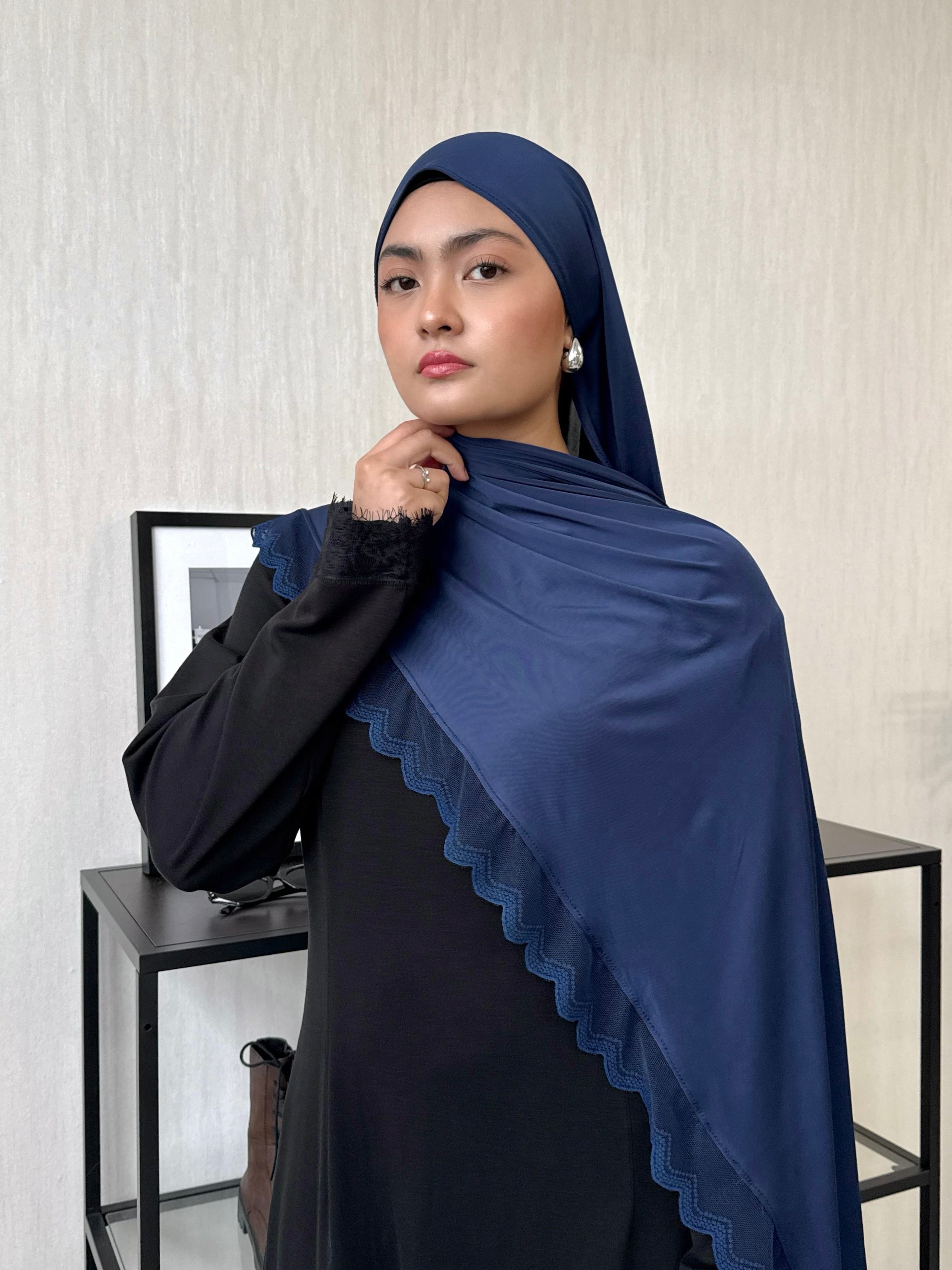 Liquid Jersey with Lace