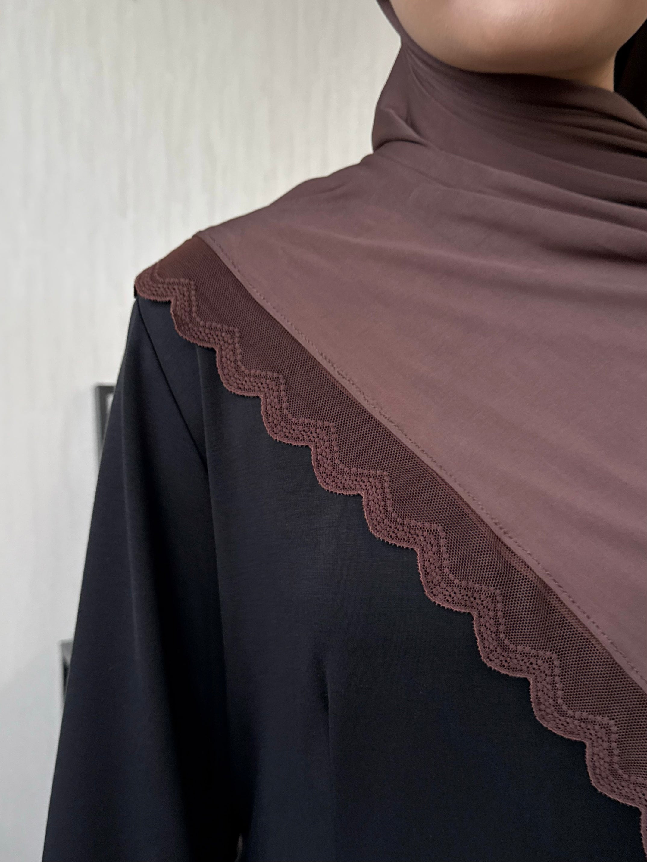 Liquid Jersey with Lace