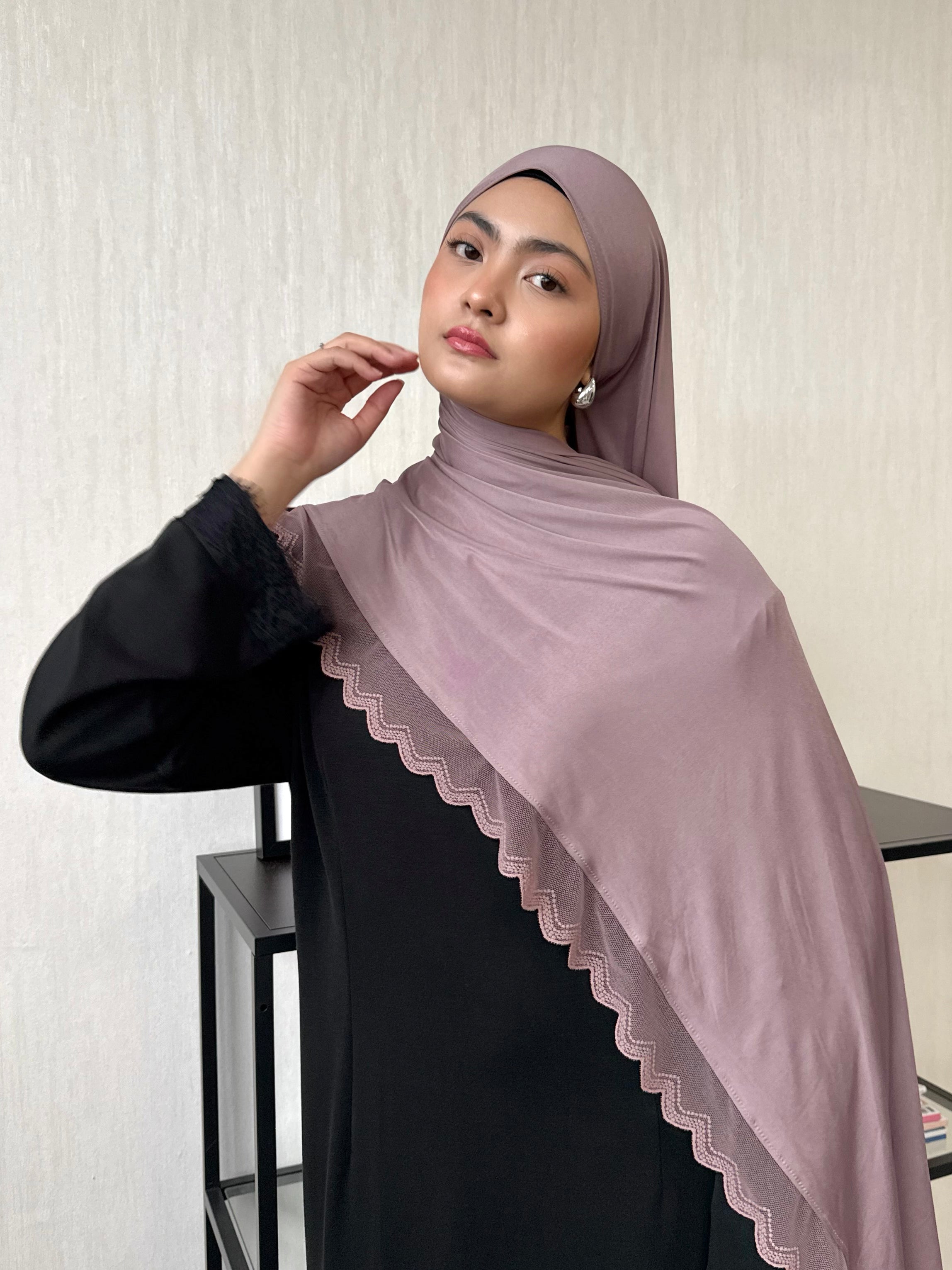 Liquid Jersey with Lace