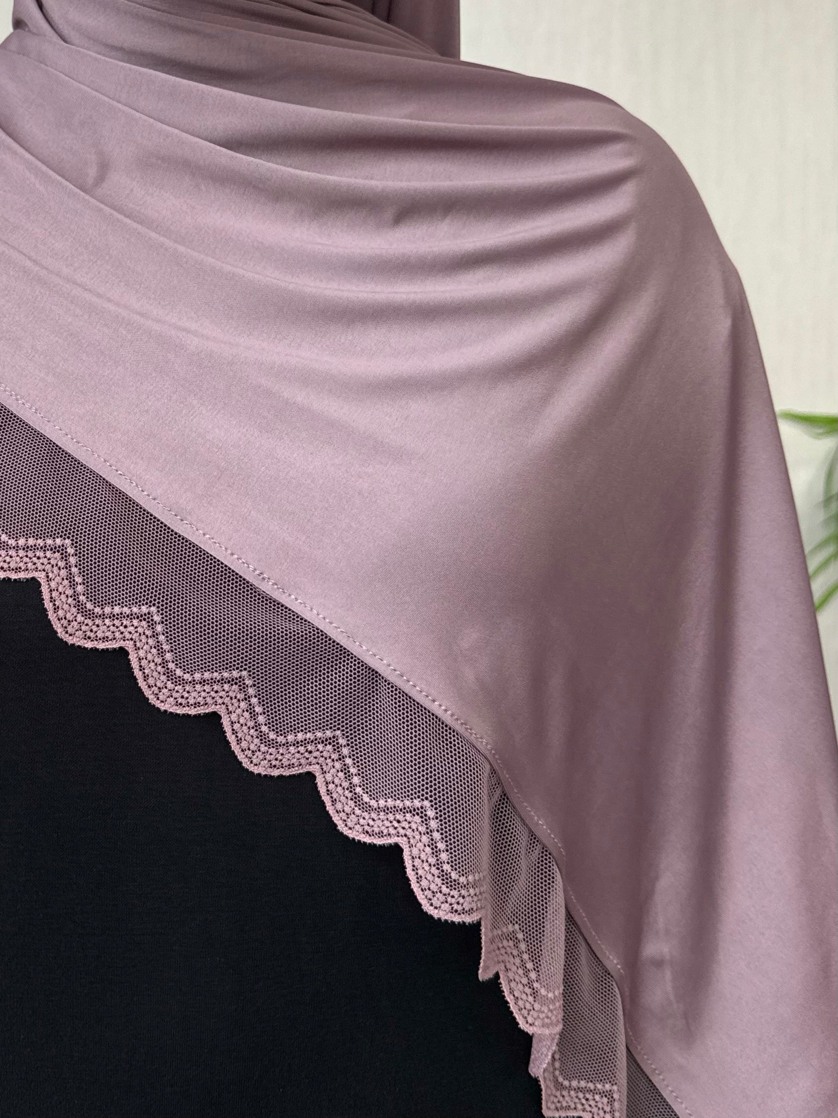 Liquid Jersey with Lace
