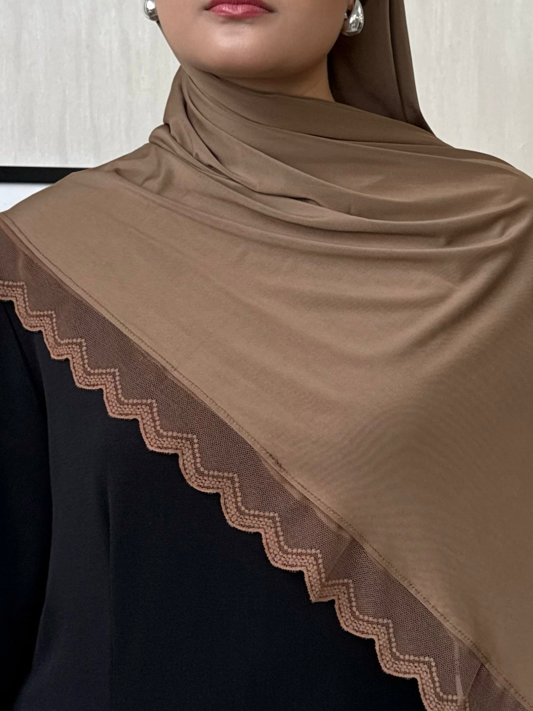 Liquid Jersey with Lace