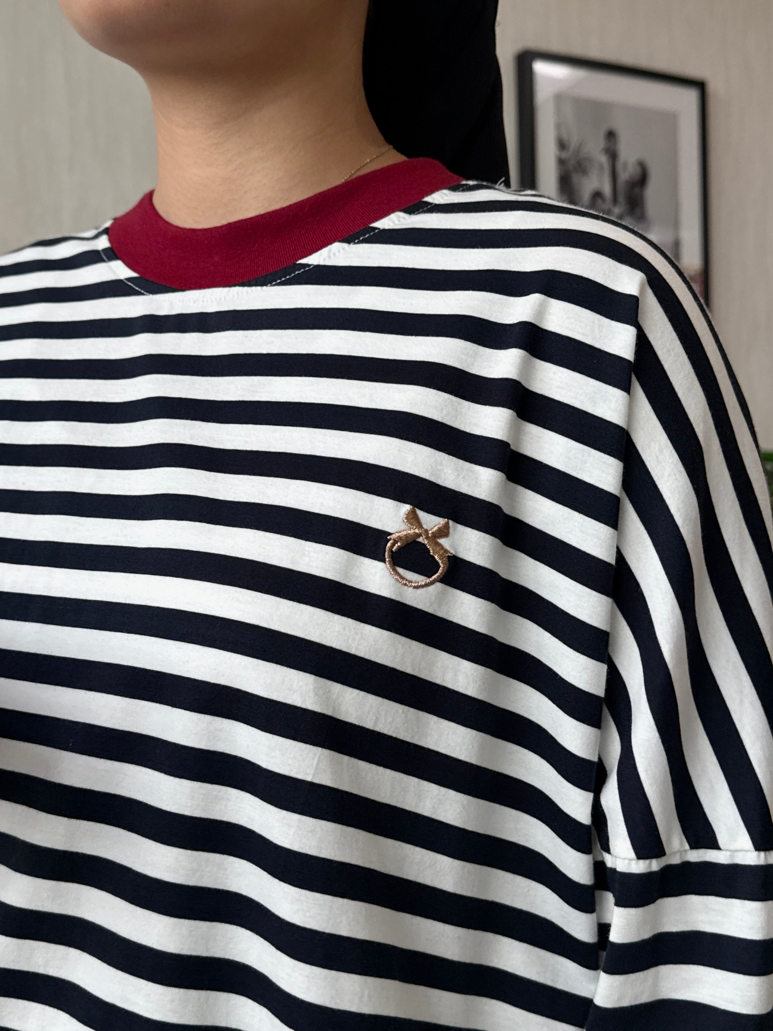 Cotton Bamboo Striped Amani Top