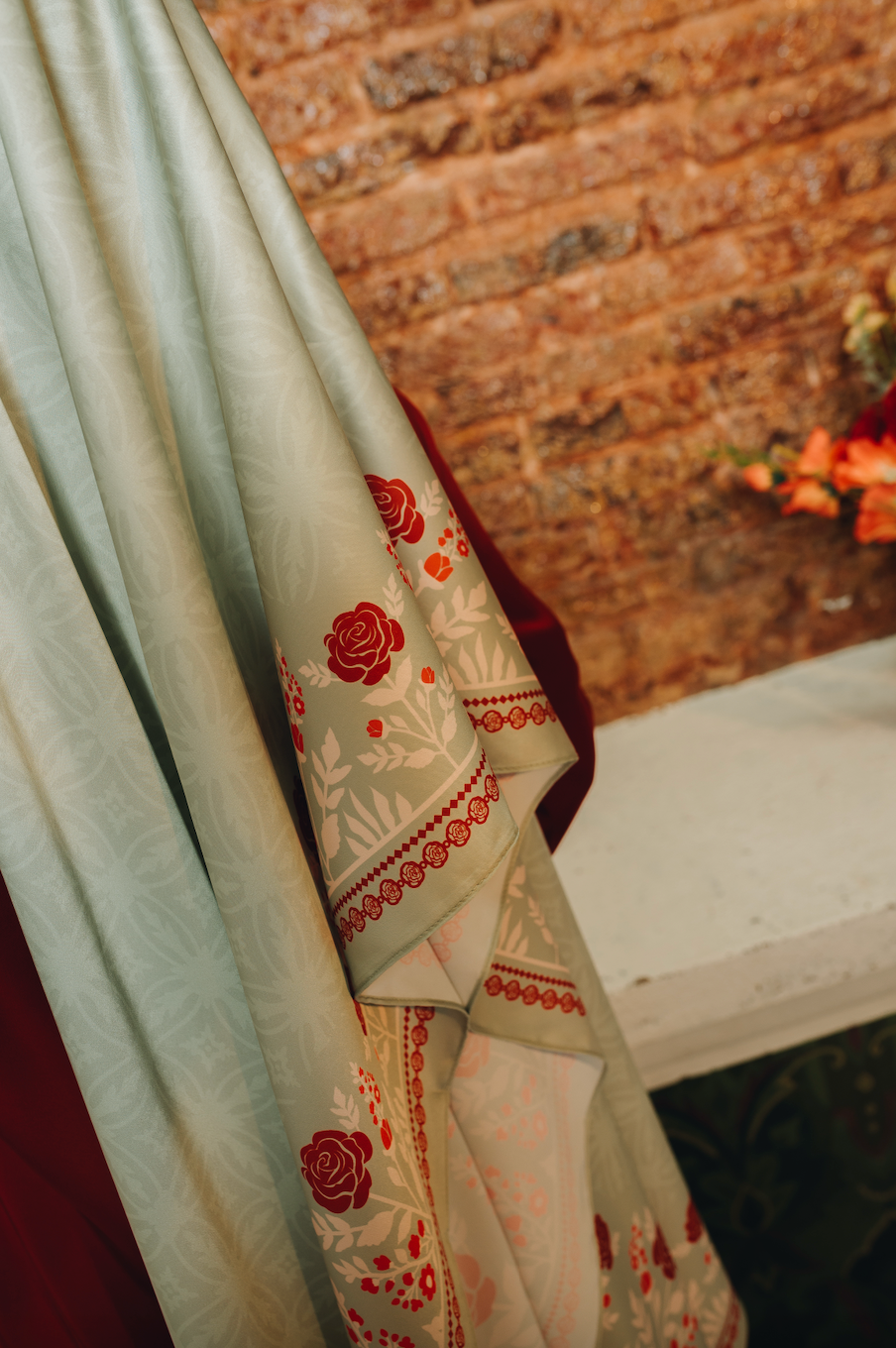 Leanor Luxe Satin Silk Shawl