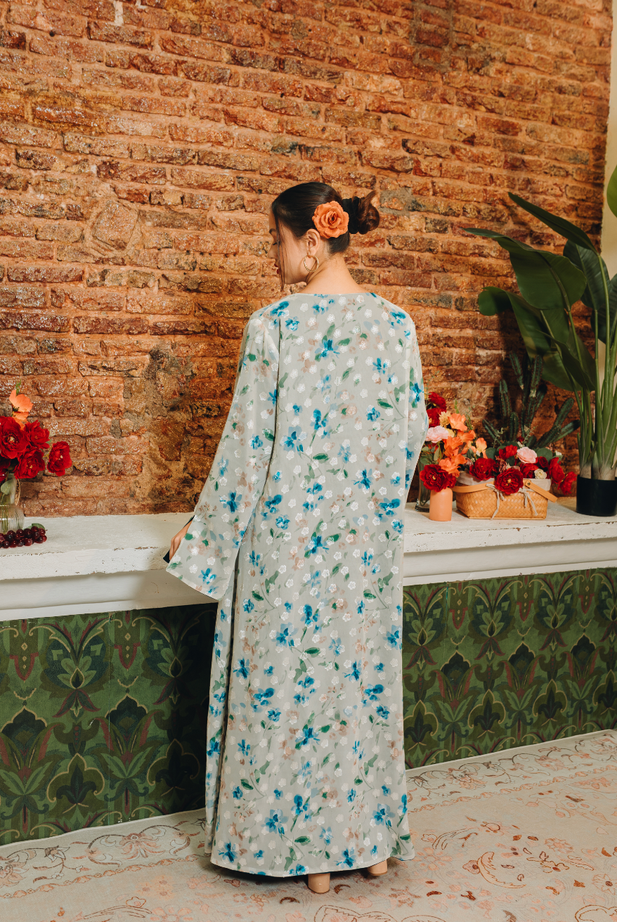 Rosa Reversible Abaya in Twilight