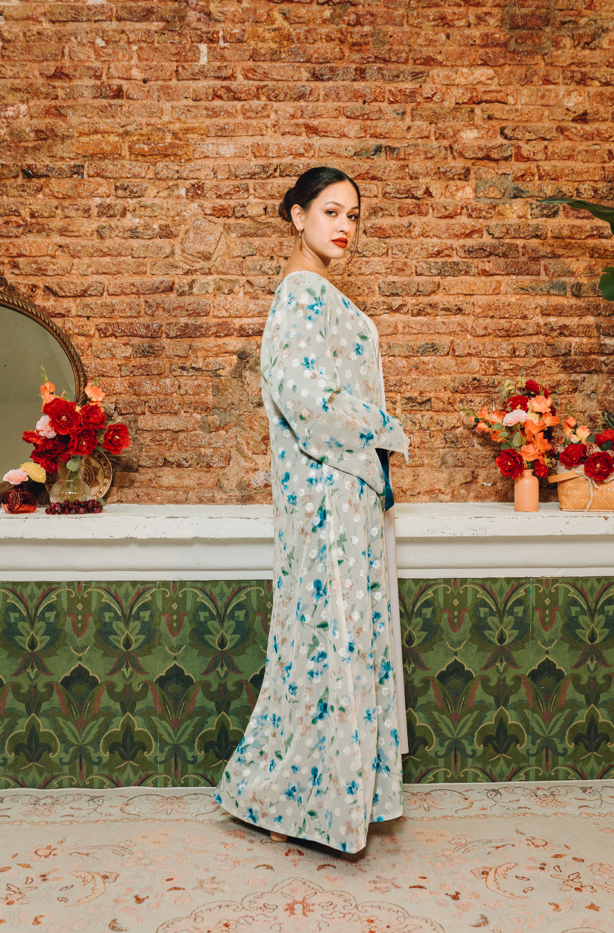 Rosa Reversible Abaya in Twilight
