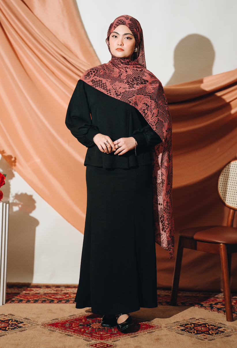 Modal Peplum Top
