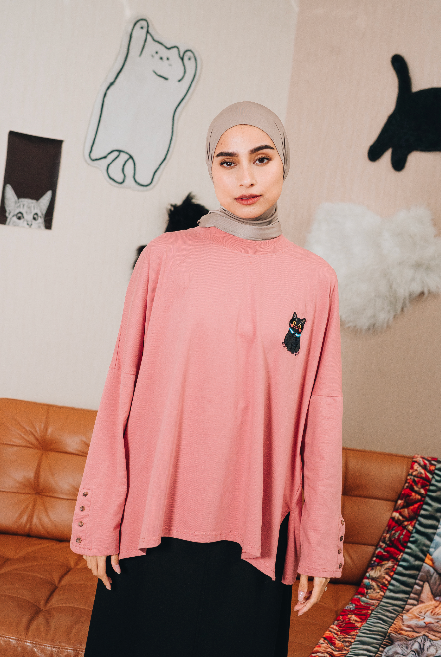 Cotton Modal Amani Top : Calico & Friends Edition