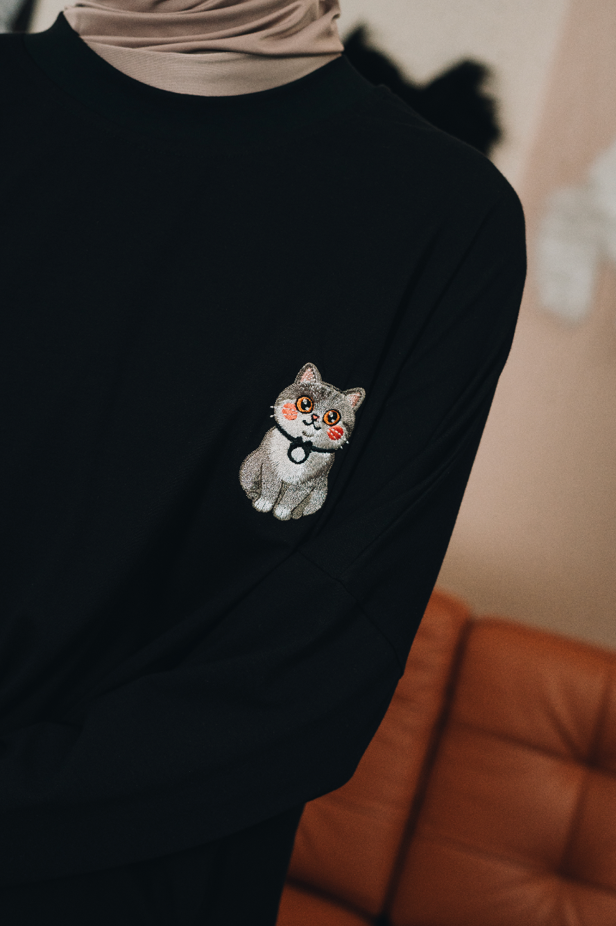 Cotton Modal Amani Top : Calico & Friends Edition