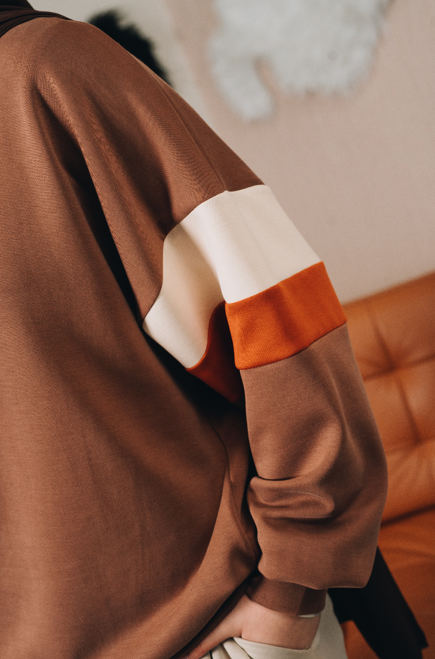Modal Habibti Jumper in Calico: Calico & Friends Edition