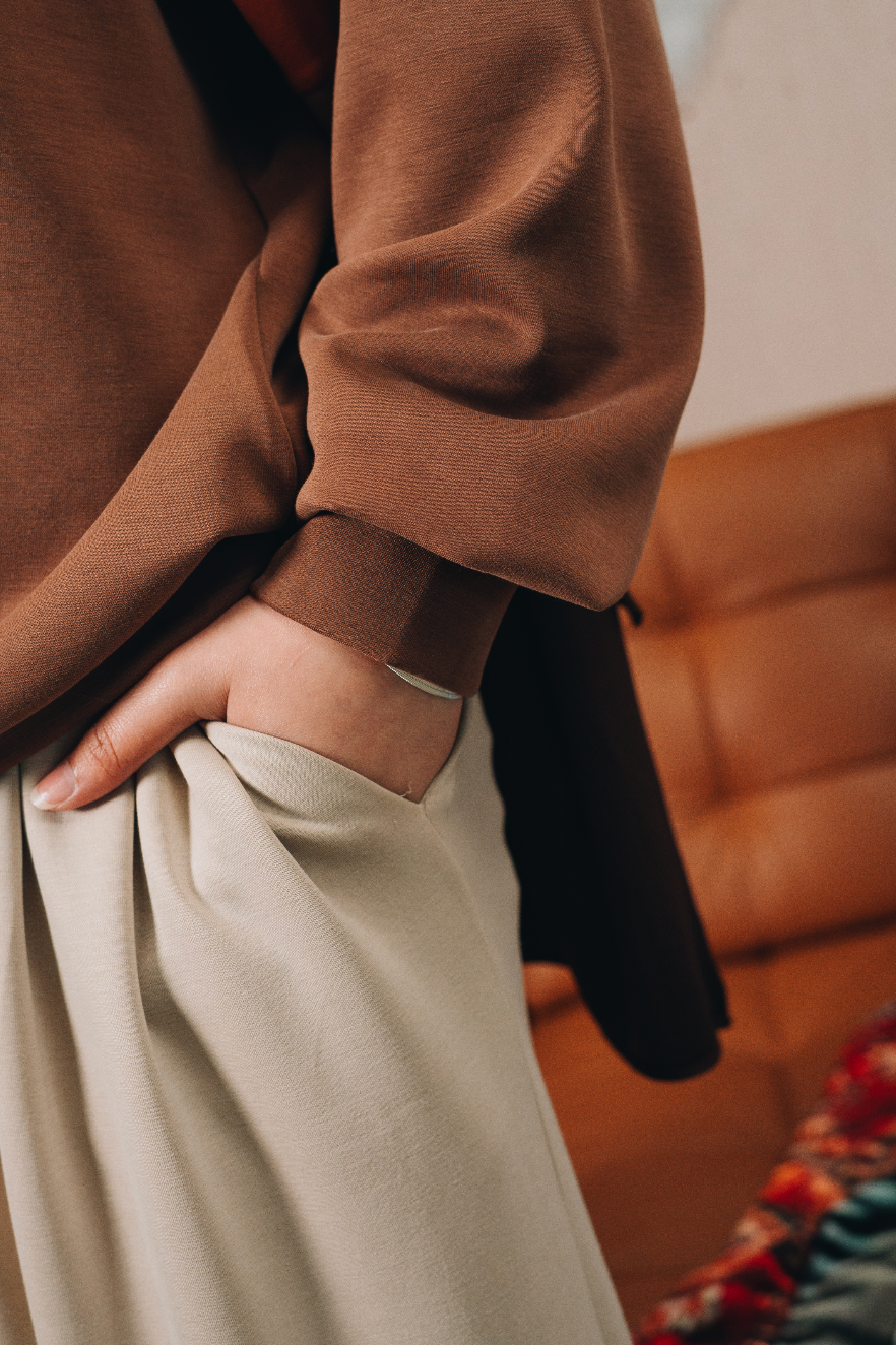 Modal Habibti Jumper in Calico: Calico & Friends Edition
