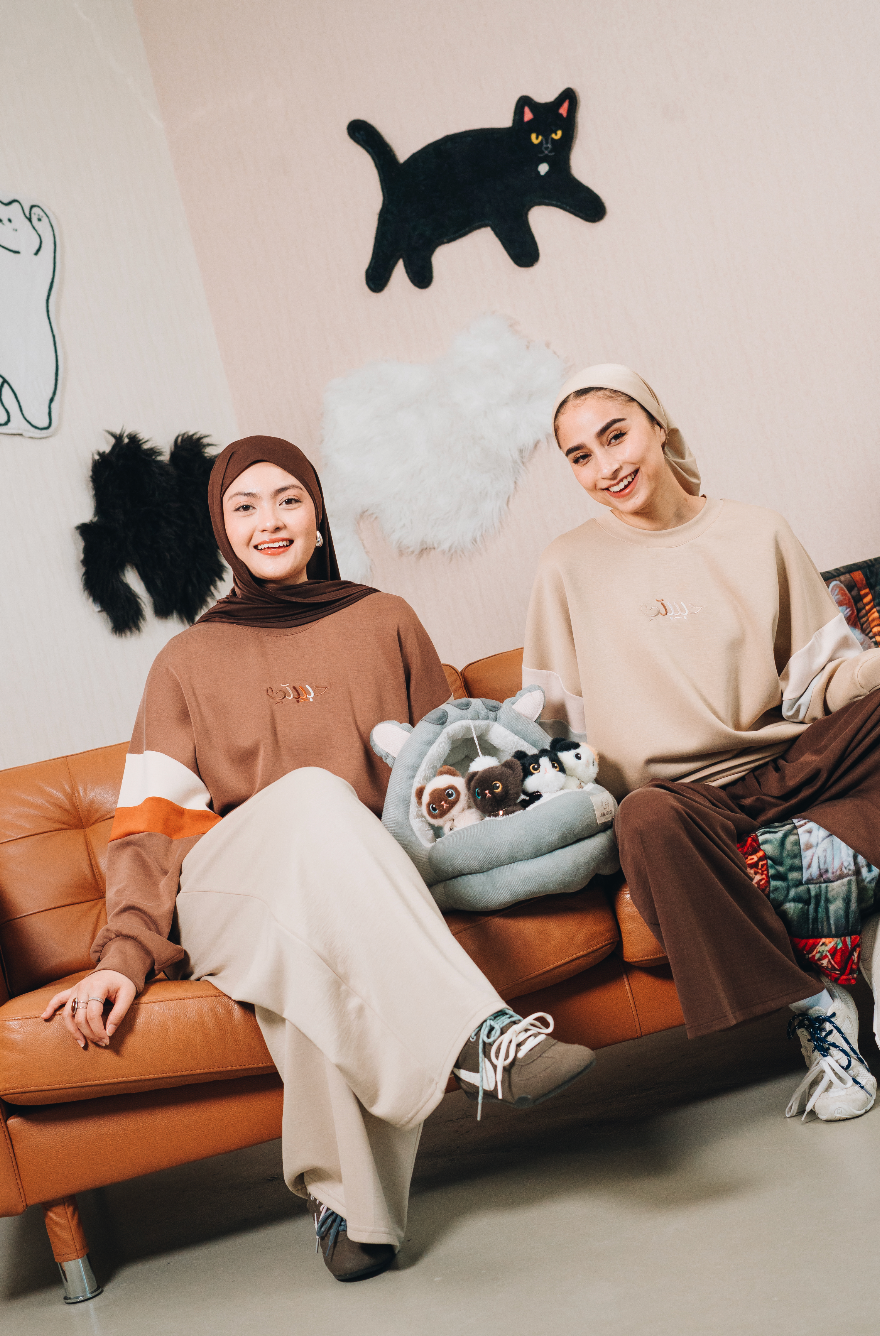 Modal Habibti Jumper in Calico: Calico & Friends Edition