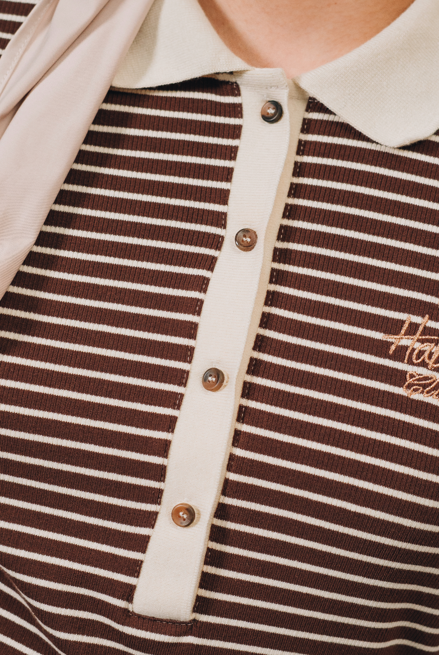 Fitted Stripe Top : Calico and Friends