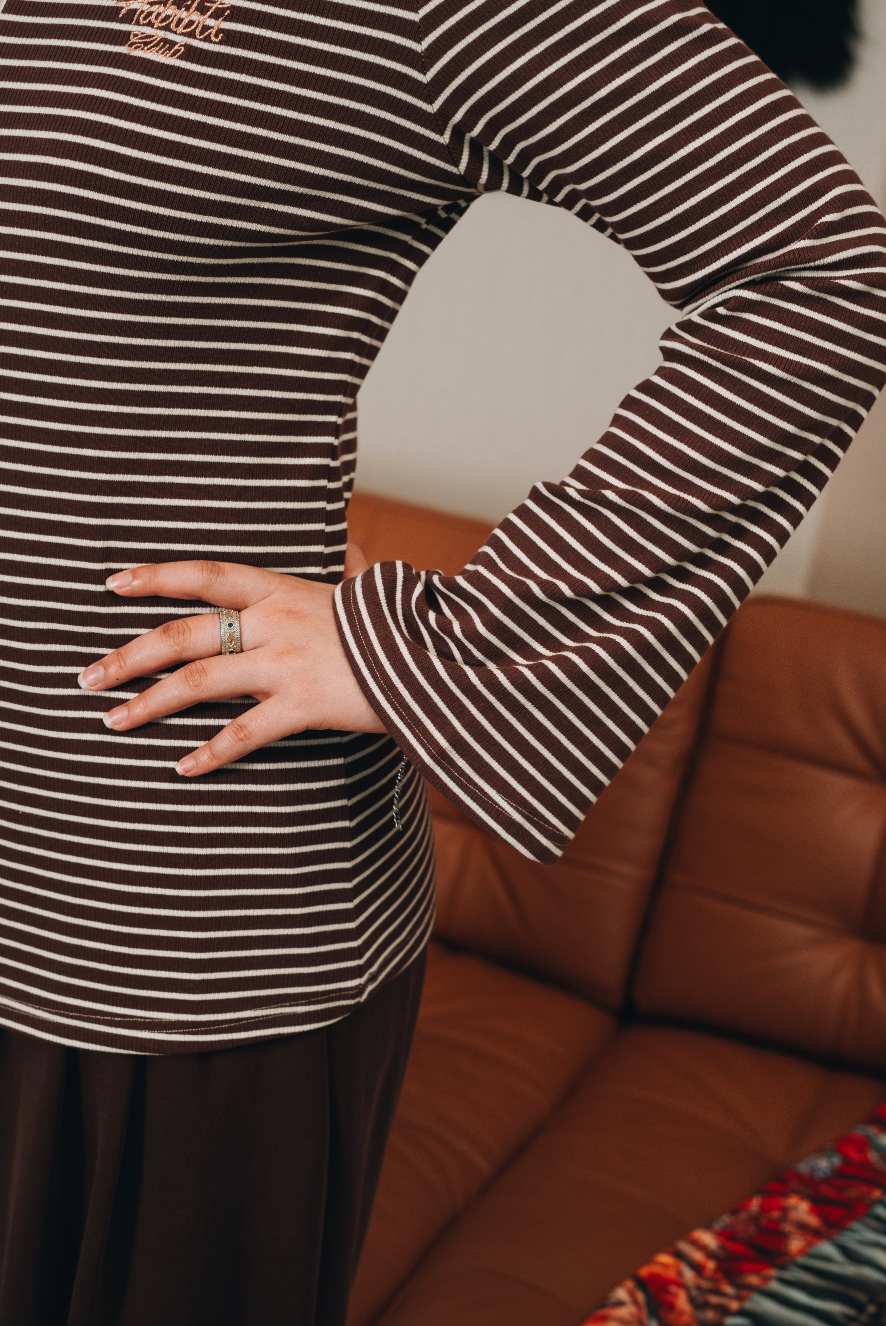 Fitted Stripe Top : Calico and Friends