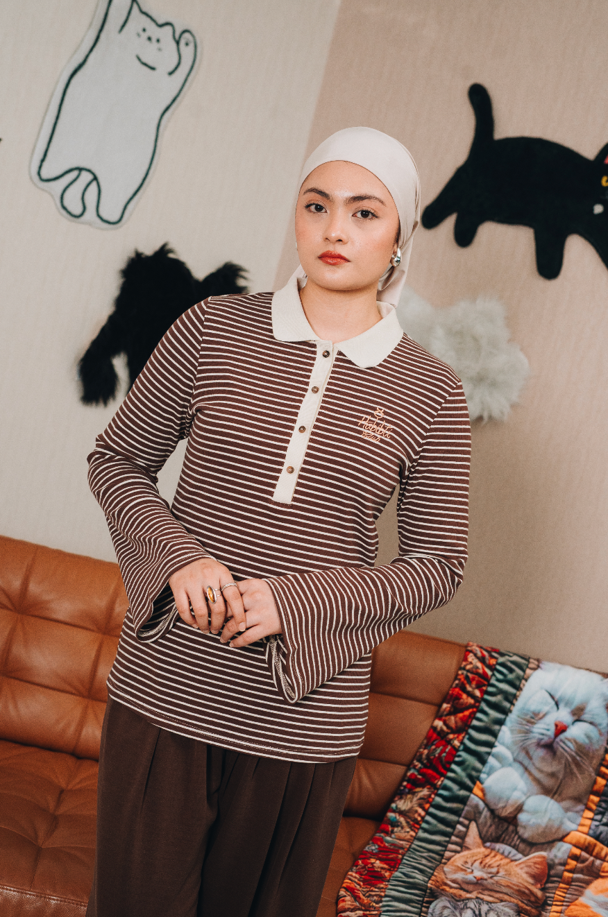 Fitted Stripe Top : Calico and Friends