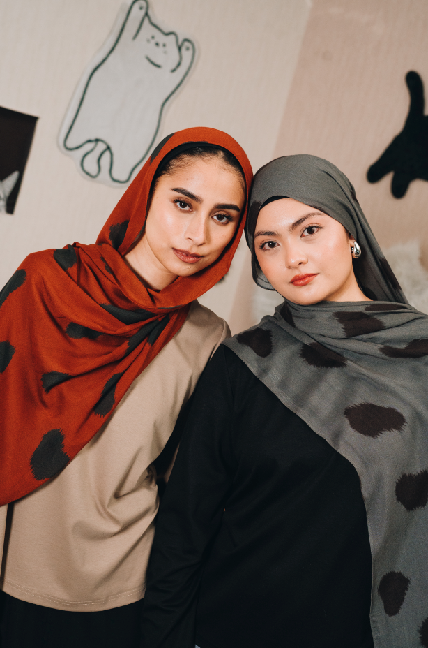 Printed Modal Shawl - Calico & Friends Edition