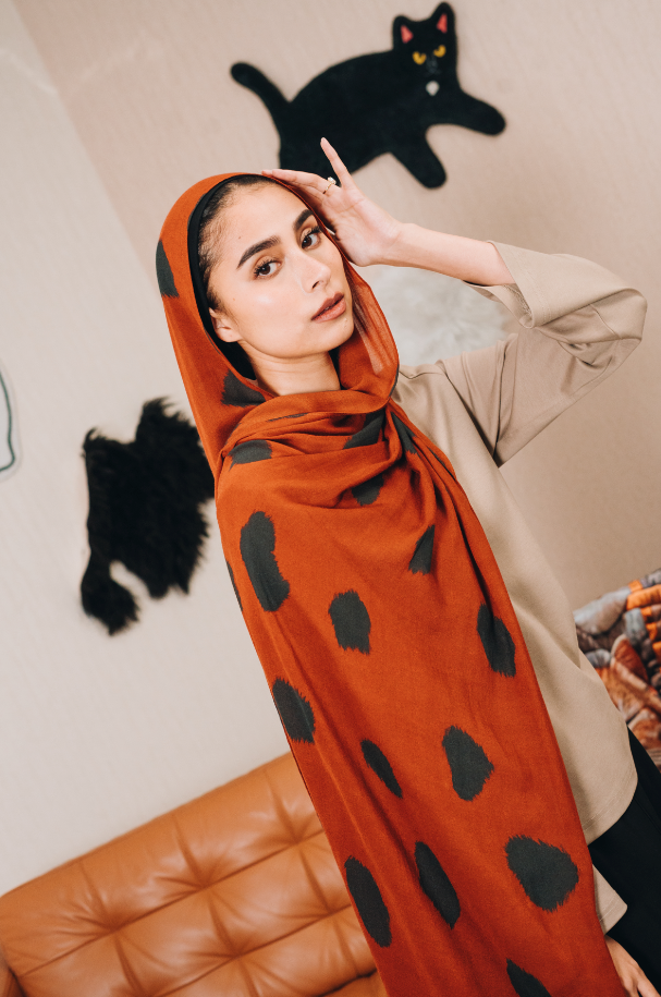 Printed Modal Shawl - Calico & Friends Edition