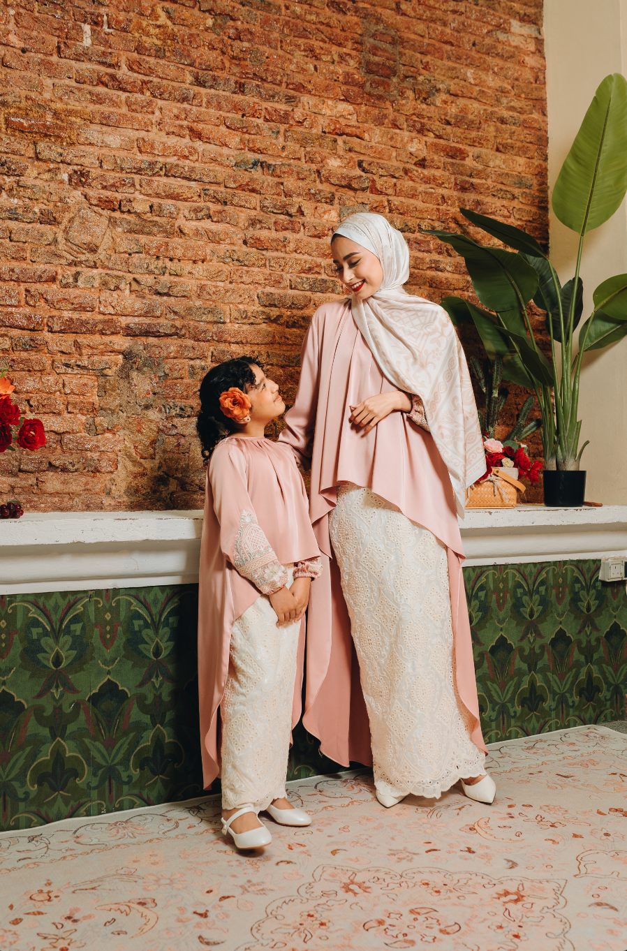 Granada Skirt Set in Rose