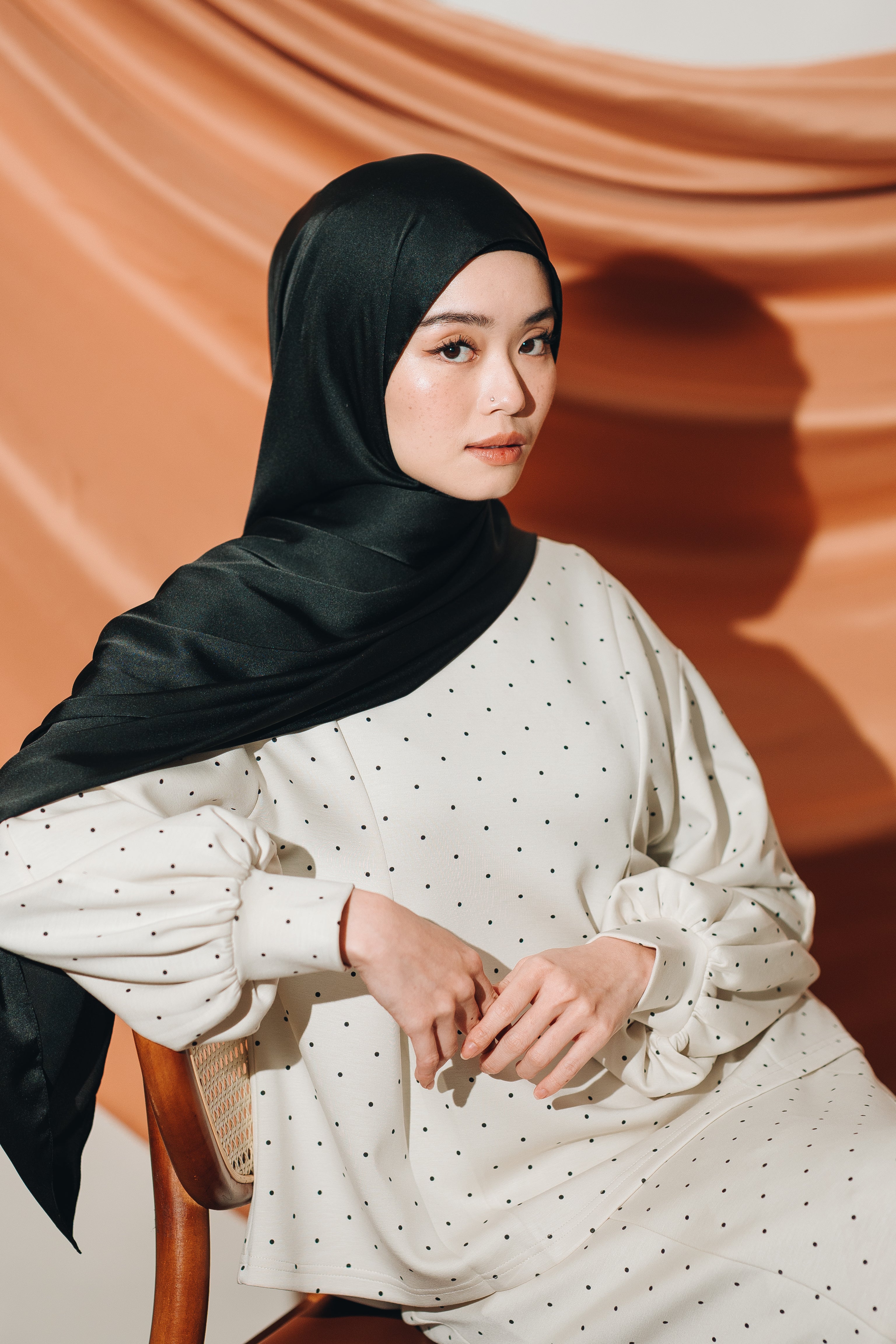 Modal Peplum Top