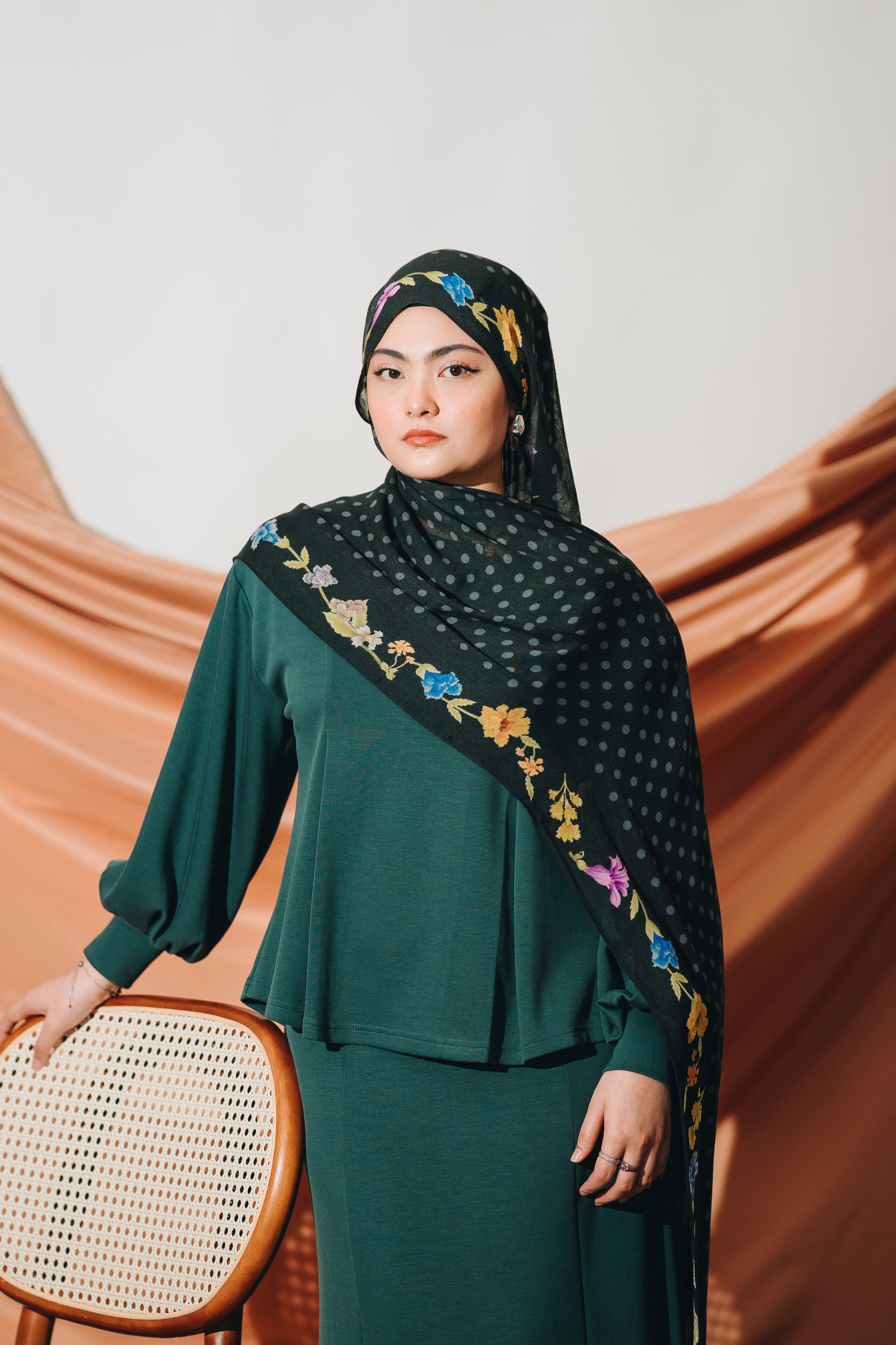 Modal Peplum Top